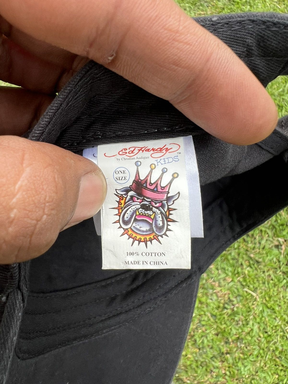 Ed Hardy × Vintage ED HARDY BULLDOG HAT Size ONE SIZE - 6 Thumbnail