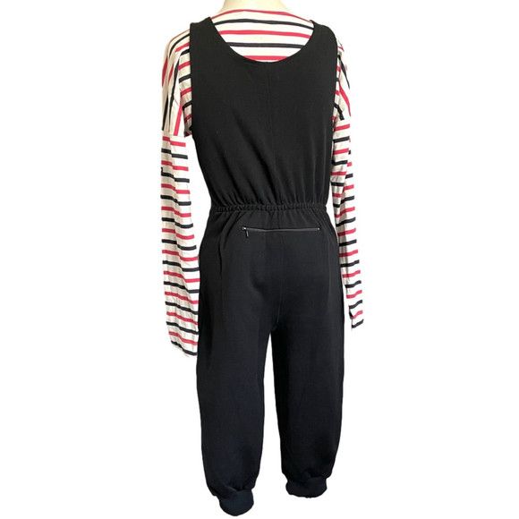 Vintage Vintage TRO Black Cropped Sleeveless Ski Jumpsuit - S Size 28" / US 6 / IT 42 - 11 Thumbnail