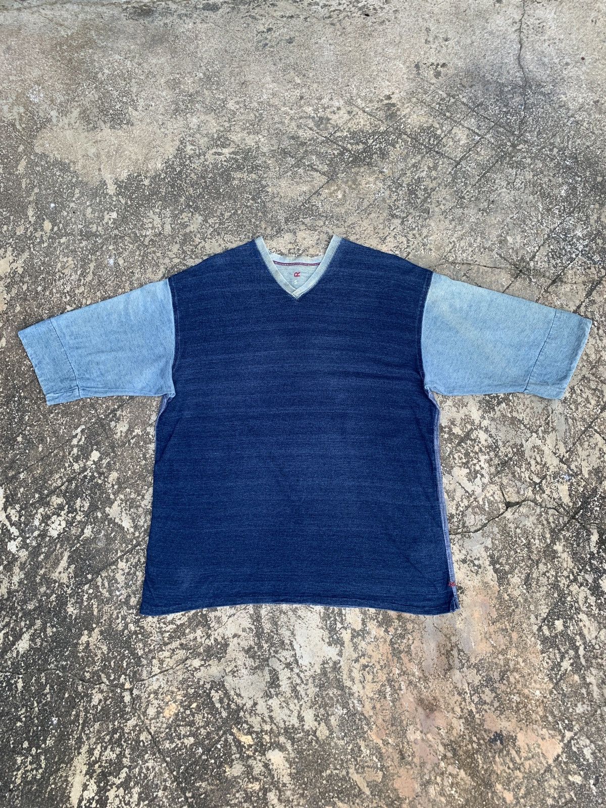 45rpm × Japanese Brand 45rpm Japan Faded Indigo Natural Color Denim Tee Size US L / EU 52-54 / 3 - 1 Thumbnail