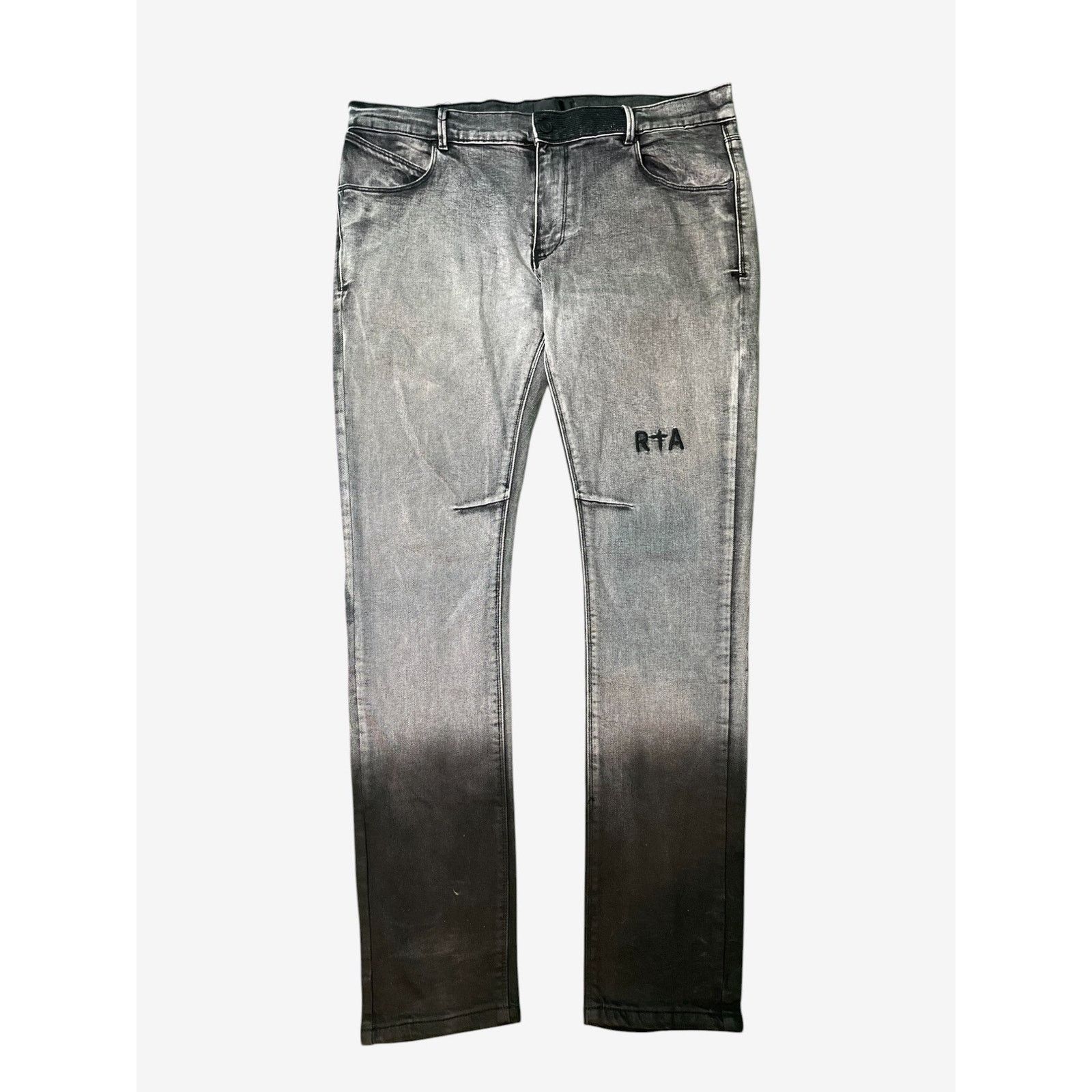 Rta RTA "Stone Grey" Light Wash Jeans Size US 36 / EU 52 - 1 Thumbnail