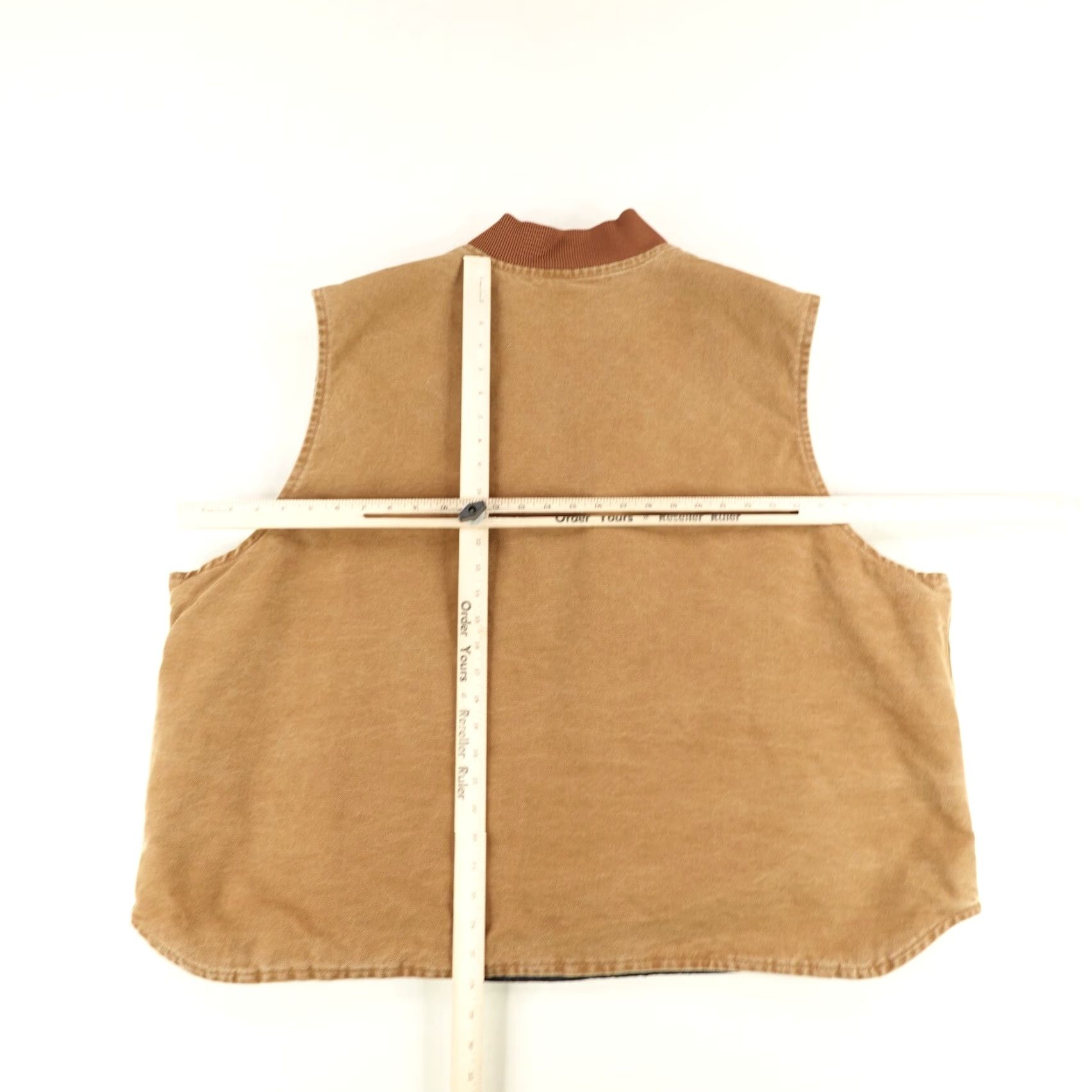 Carhartt VINTAGE Carhartt Vest Men 4XL Brown Arctic Quilt Lined Insulated Duck Canvas Work Size US XXL / EU 58 / 5 - 7 Thumbnail