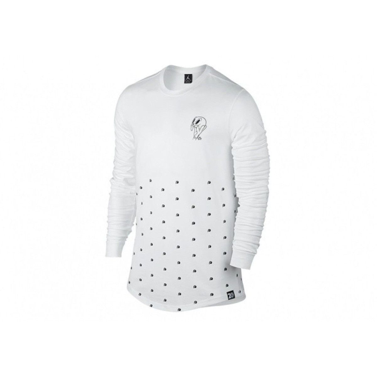Jordan Brand Nike Air Jordan 11 Long Sleeve White/Black Size US M / EU 48-50 / 2 - 14 Thumbnail