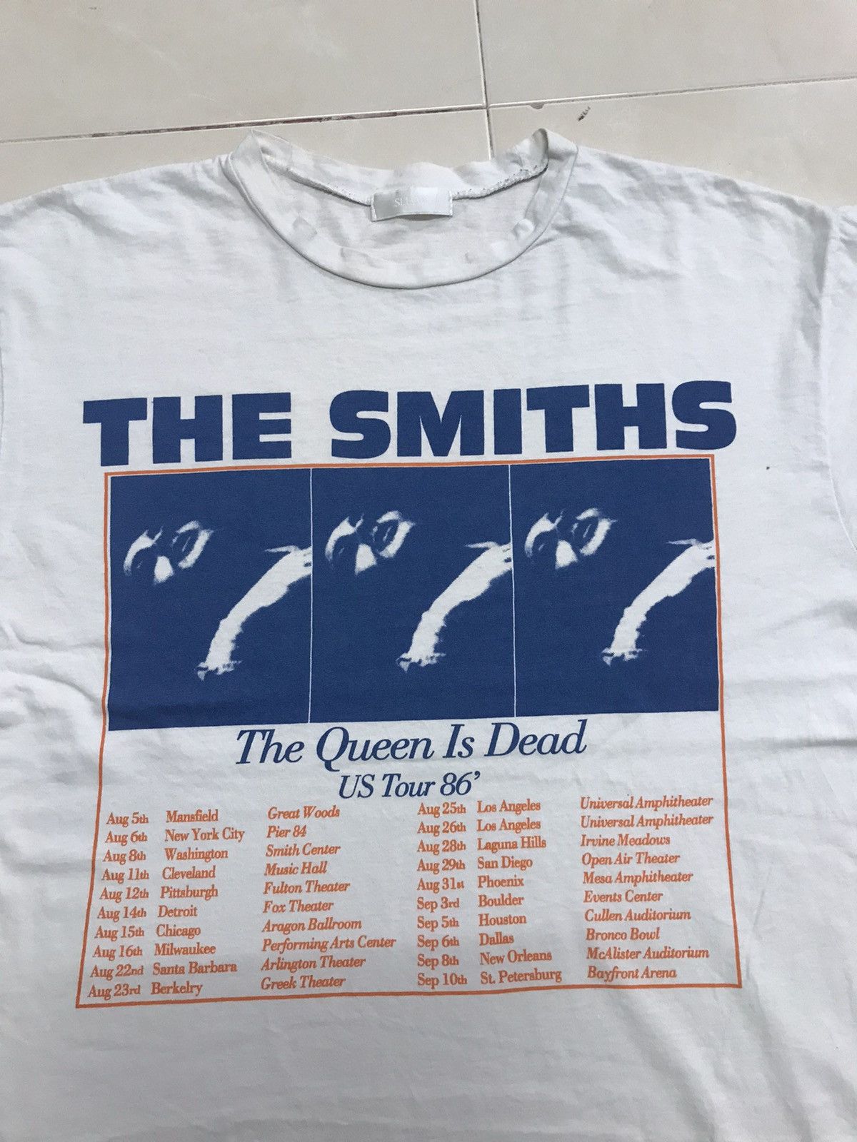 Band Tees VINTAGE THE SMITH(THE QUEEN IS DEAD US TOUR 1986) Size US M / EU 48-50 / 2 - 1 Thumbnail