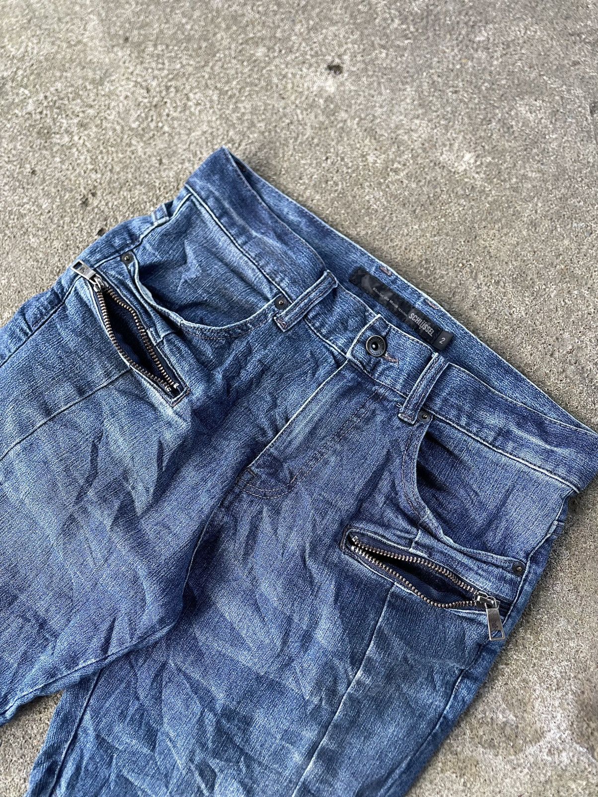 Schlussel Schlussel Denim Biker Pants Slim Size US 30 / EU 46 - 4 Thumbnail