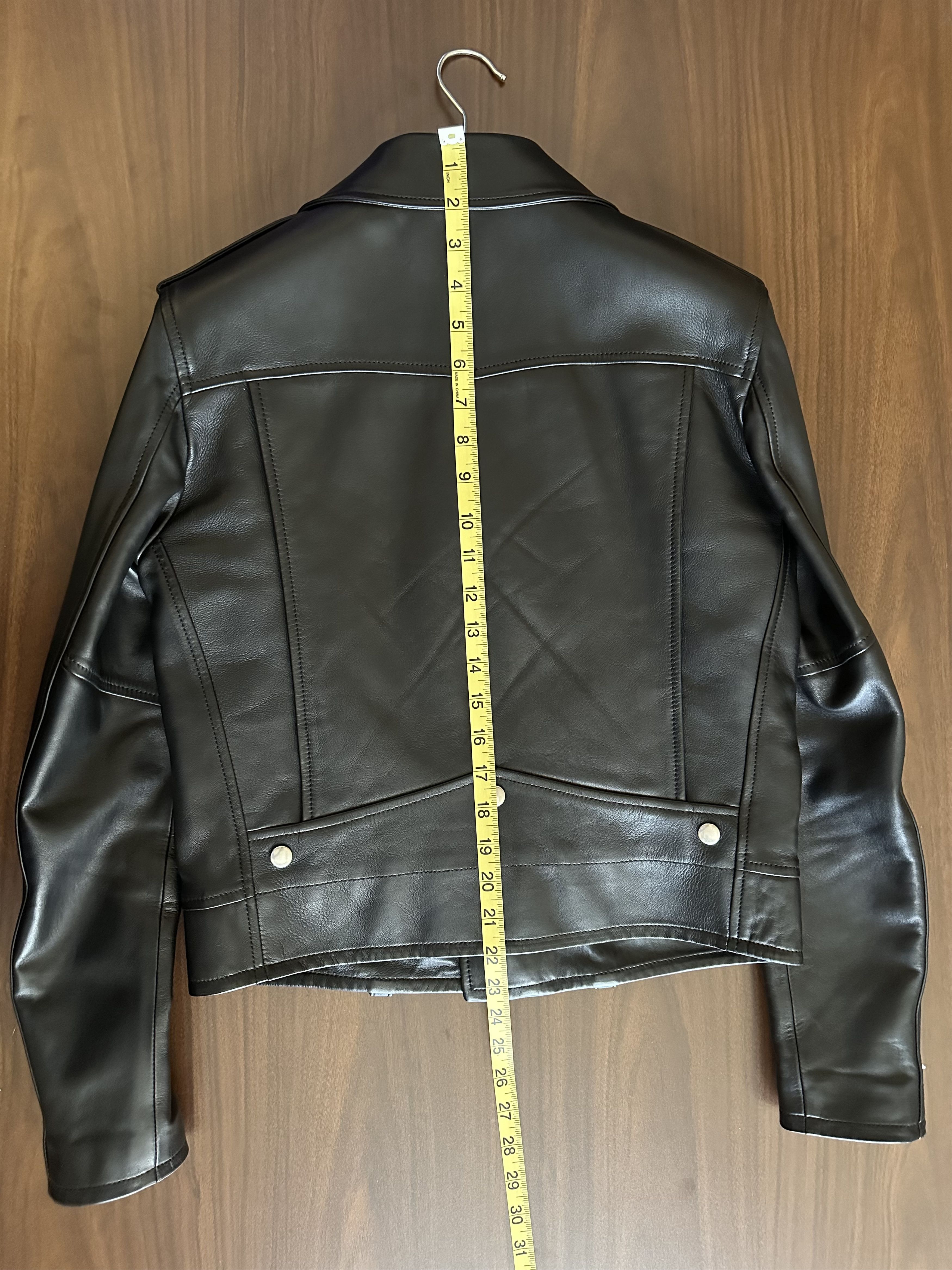 Saint Laurent Paris Women's Leather Biker Jacket Size M / US 6-8 / IT 42-44 - 12 Thumbnail