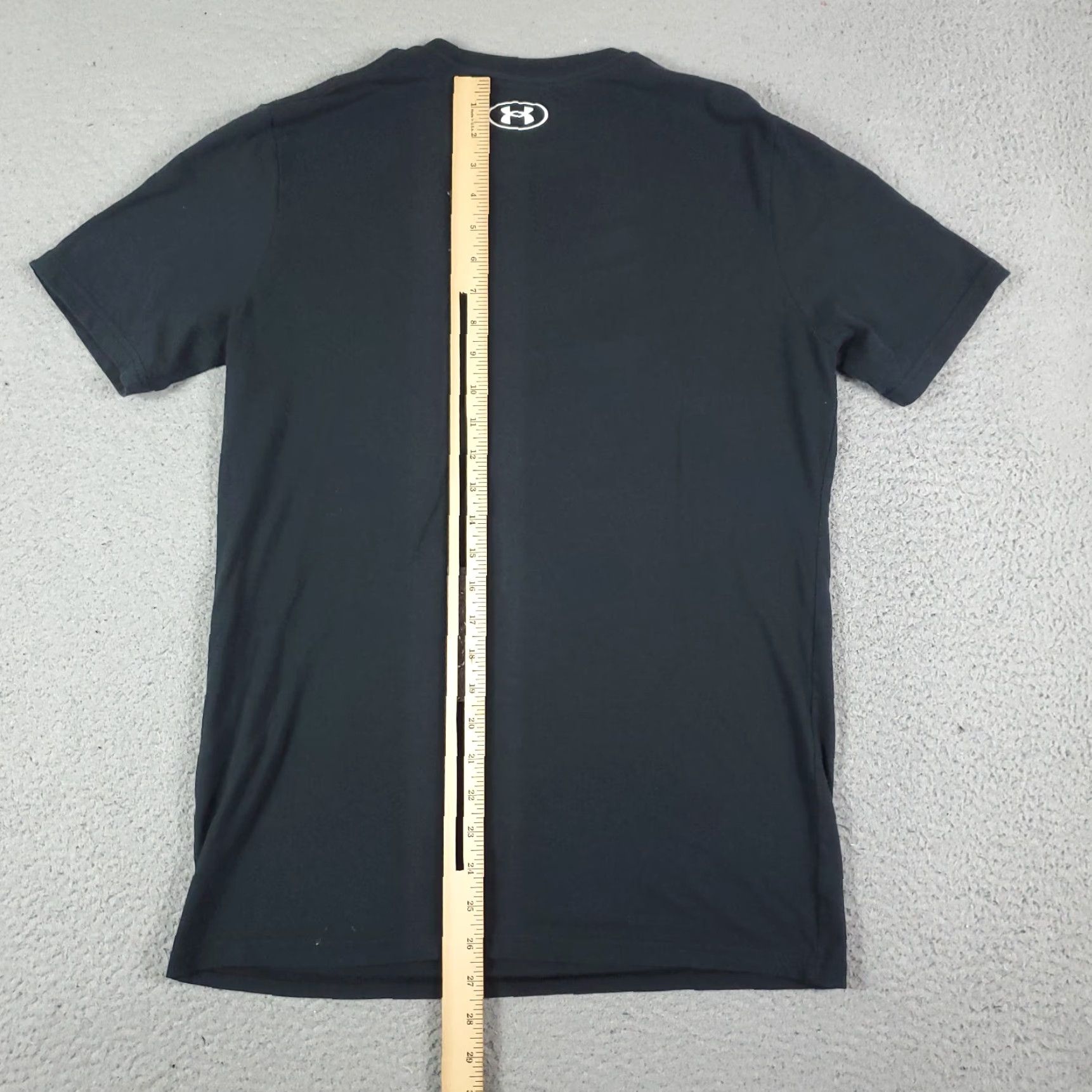 Under Armour Under Armour T-Shirt Mens Medium Black Sunshine State Heatgear Short Sleeve Crew Neck Logo Woven Cotton Blend All Seasons Sports Mens/Mens (Adult) Size US M / EU 48-50 / 2 - 4 Thumbnail