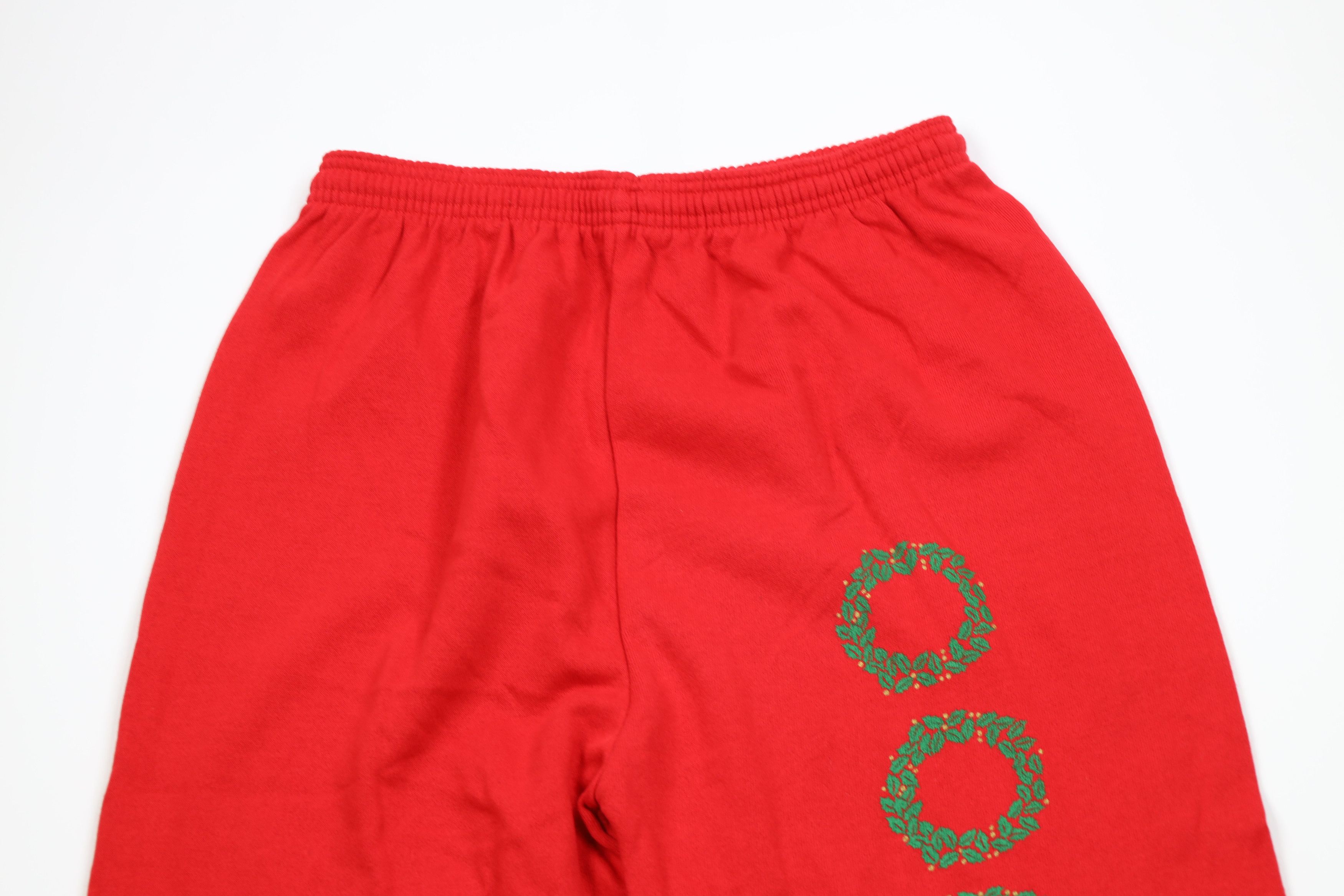 Vintage Vintage 90s Streetwear Christmas Sweatpants Joggers USA Size 28" / US 6 / IT 42 - 2 Thumbnail