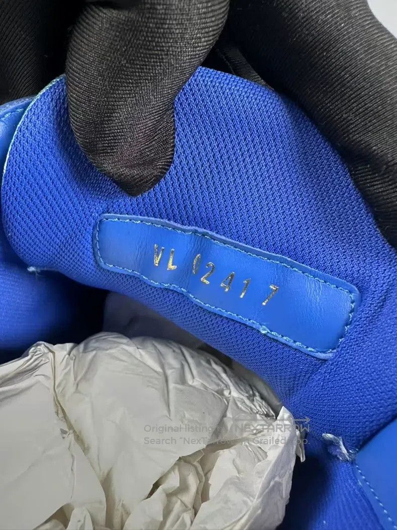 Louis Vuitton Louis Vuitton Blue Trainer Casual Shoes Size US 7 / EU 40 - 7 Thumbnail