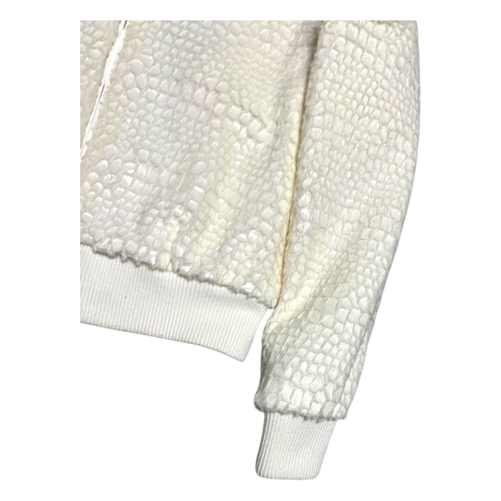 Designer JOHN + JENN Faux Fur Scaled Luxury Designer Bomber Jacket XS Size XS / US 0-2 / IT 36-38 - 6 Thumbnail