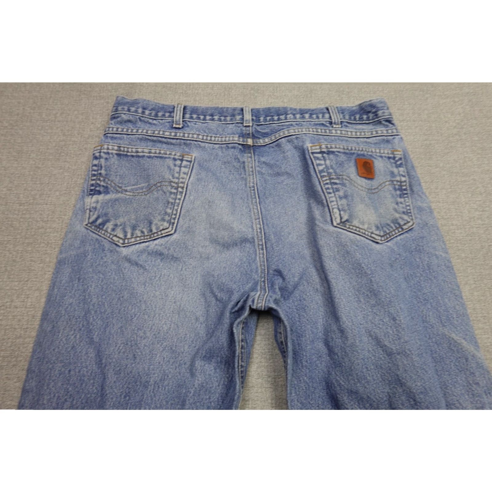 Carhartt VINTAGE Carhartt Jeans Men 40x30 Blue Relaxed Fit Light Wash B17-DST Size US 40 / EU 56 - 6 Thumbnail