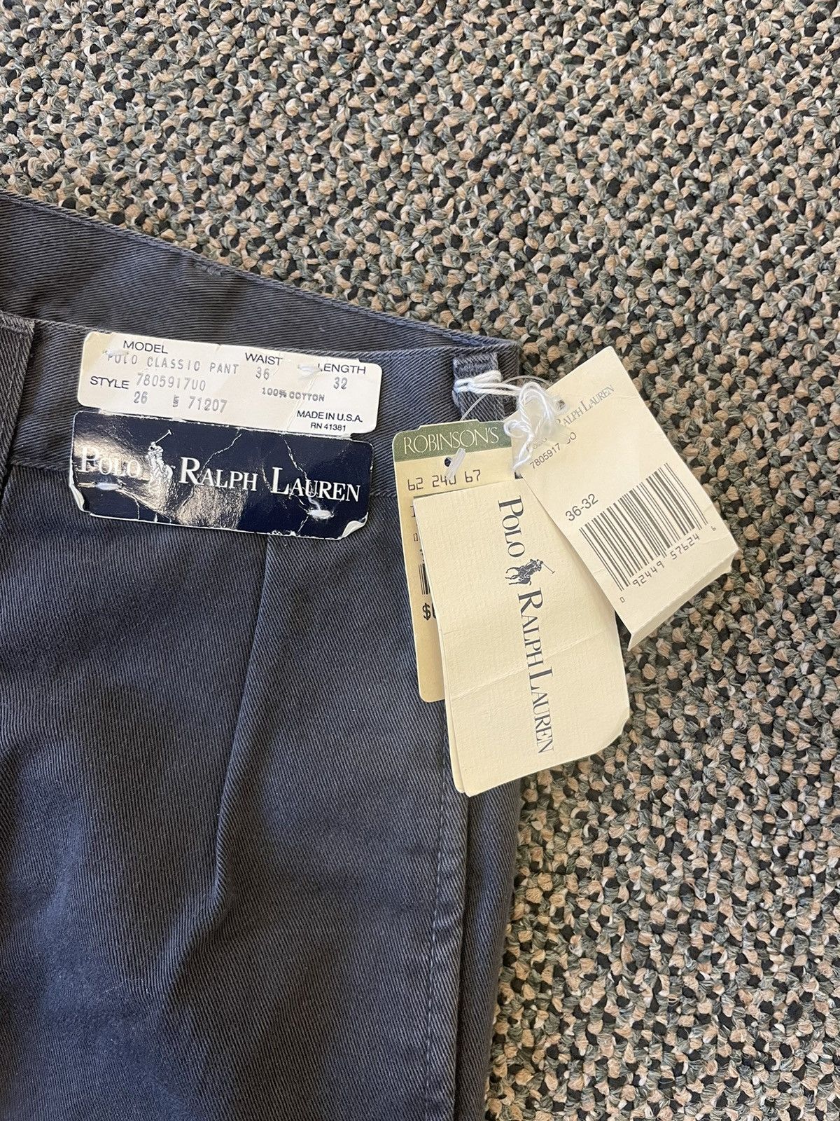 Polo Ralph Lauren × Vintage Deadstock Vintage Classic Polo Chino Pant Size US 36 / EU 52 - 4 Thumbnail