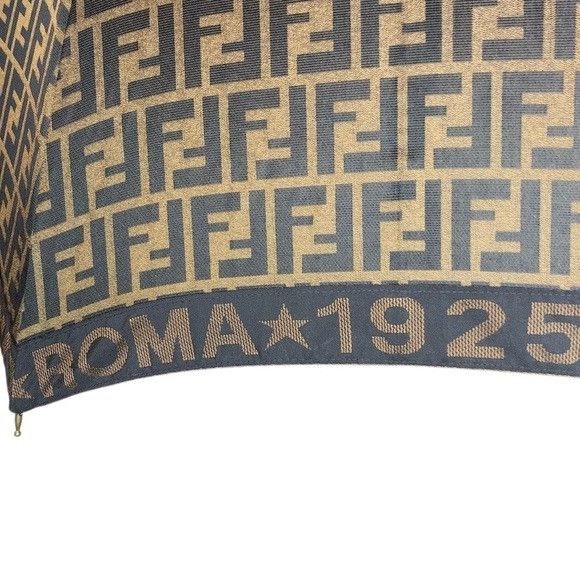 Fendi Vintage Fendi Zucca Double F Pattern Nylon Umbrella Size ONE SIZE - 7 Thumbnail