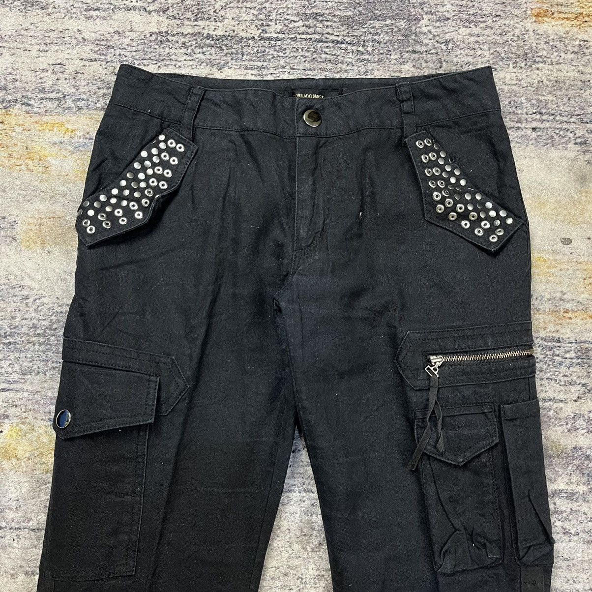 Tornado Mart Tornado Mart studded multi pocket cargo pants Size 28" / US 6 / IT 42 - 4 Thumbnail