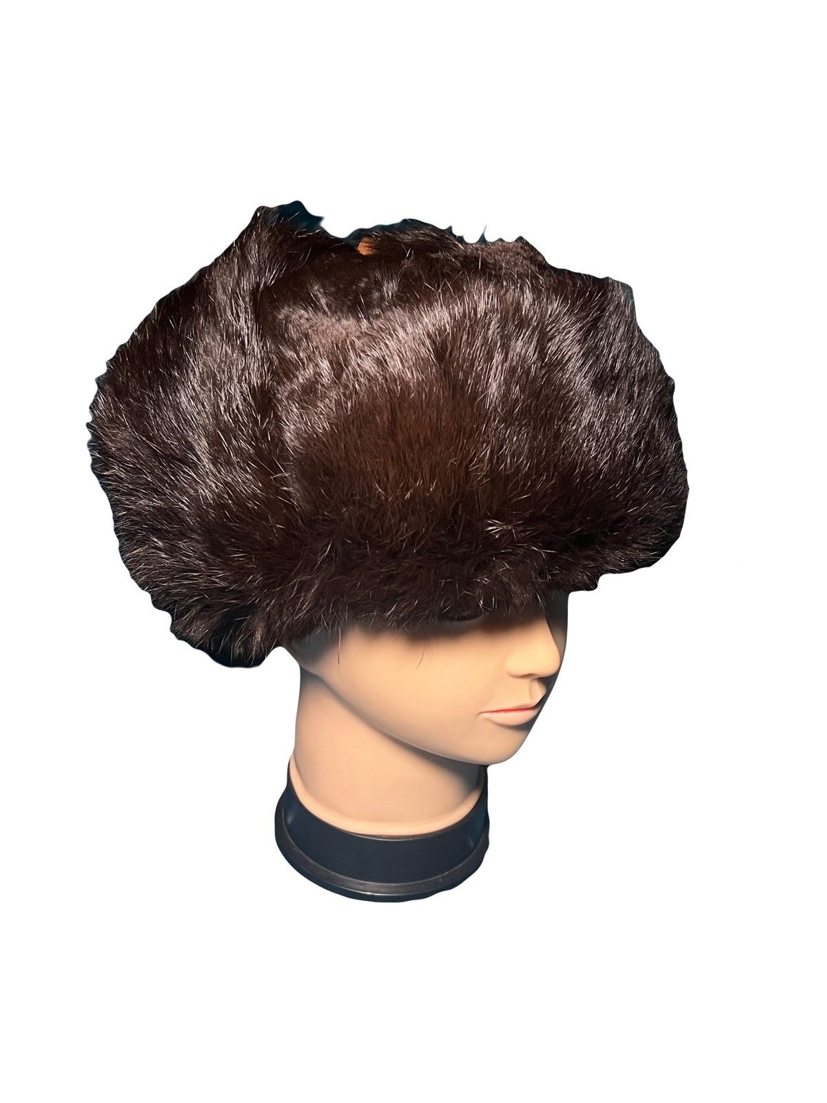 Vintage Vintage Y2K Ushanka trapper rabbit leather hat rare🔥 Size ONE SIZE - 3 Thumbnail
