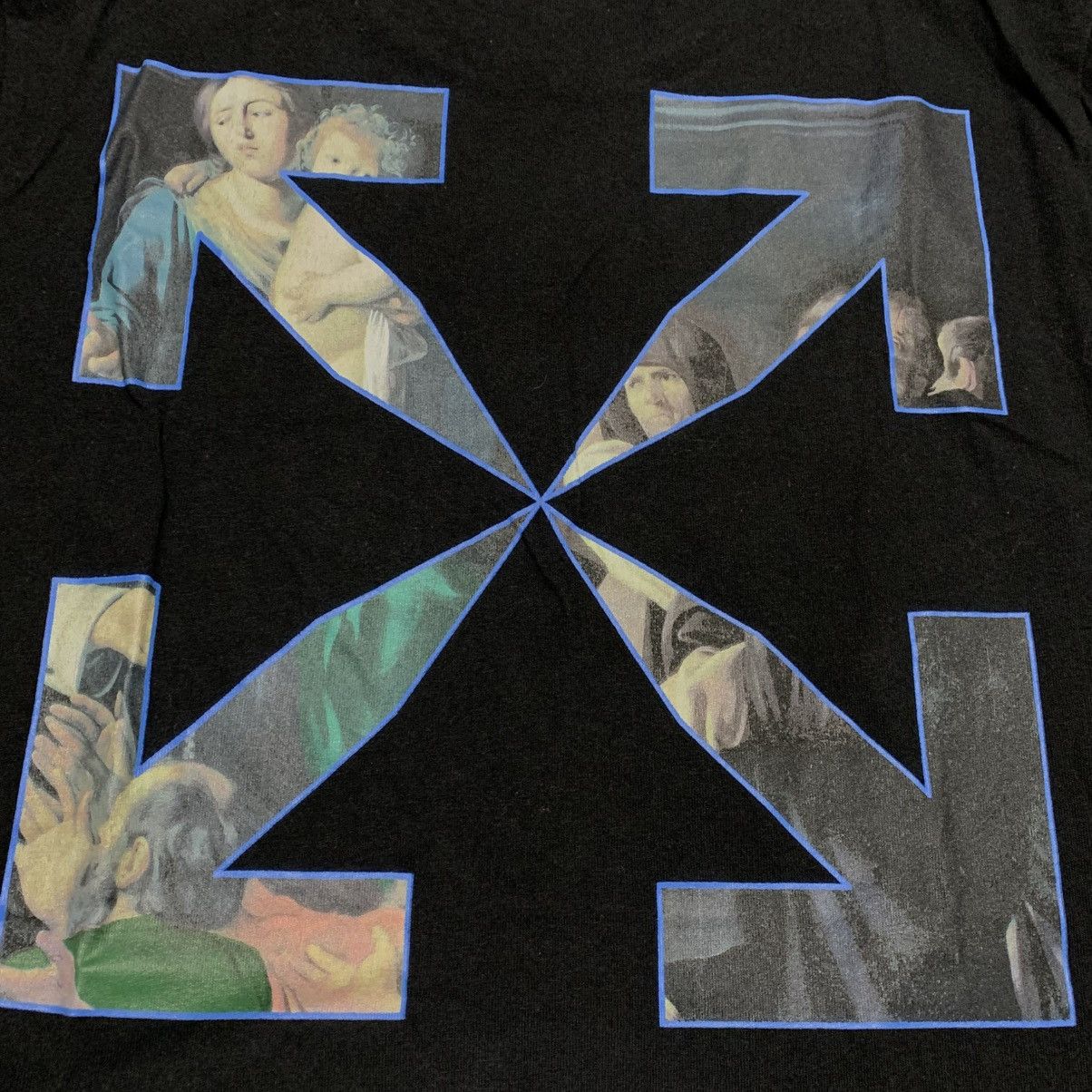 Off-White Off White Small Tee Caravaggio Arrows Black T-Shirt Virgil Size US S / EU 44-46 / 1 - 5 Thumbnail