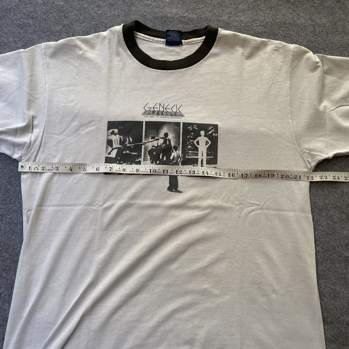 Band Tees Vintage Genesis "Turn It On Again" ringer T-shirt Size US XL / EU 56 / 4 - 8 Thumbnail