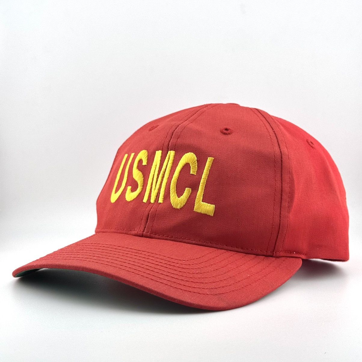 Vintage Vtg USMCL Sunfaded Red Richardson Pro Model 212 Snapback Hat Size ONE SIZE - 2 Thumbnail