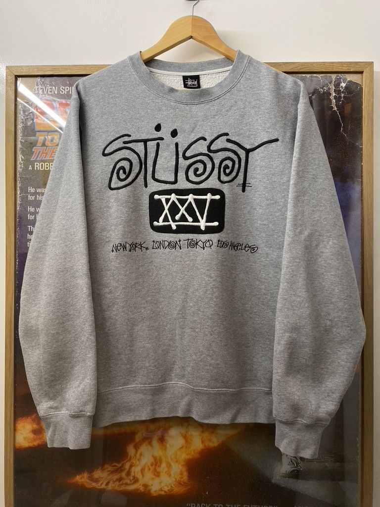 Stussy SS2005 Vintage Stussy XXV 25th Anniversary Sweatshirt Size US M / EU 48-50 / 2 - 1 Thumbnail