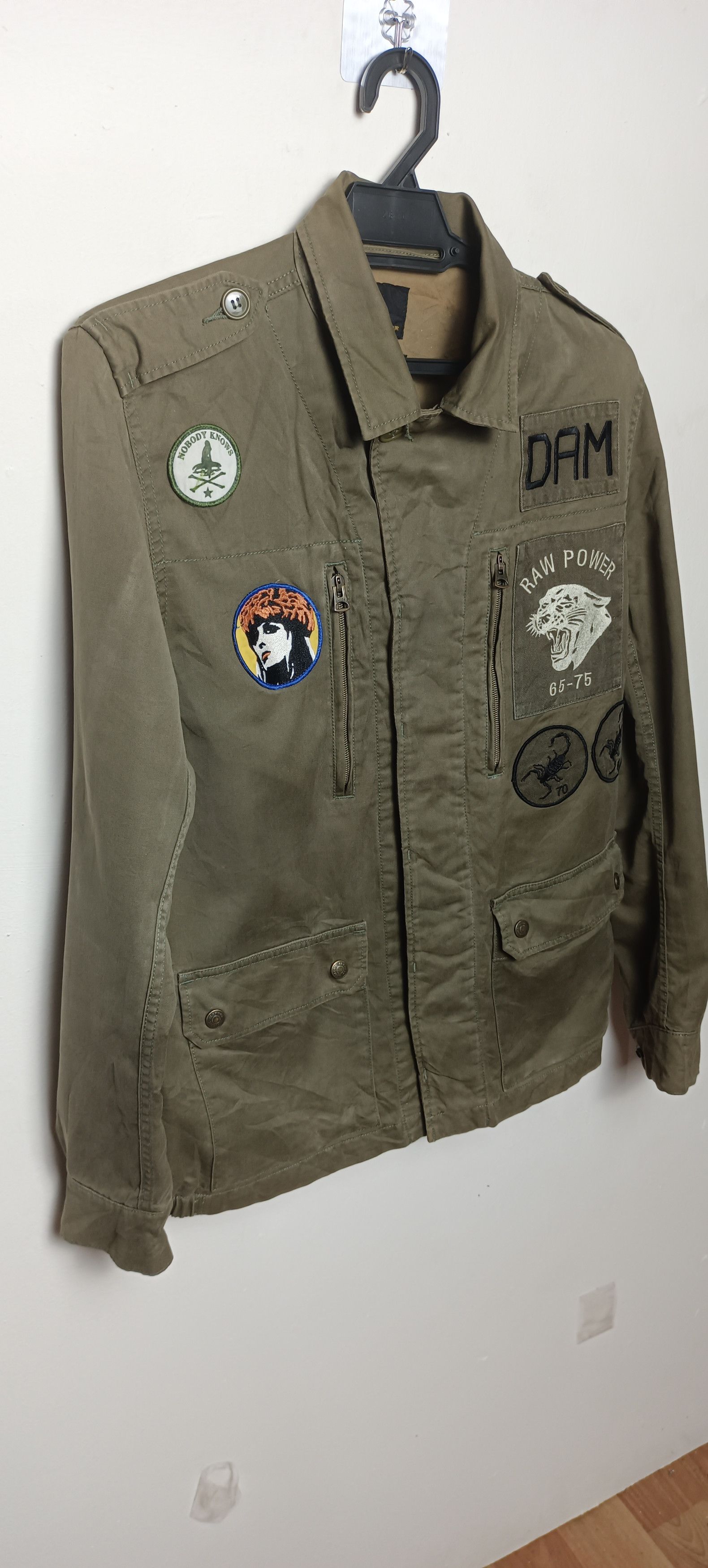 Hysteric Glamour 💥HYSTERIC GLAMOUR Destroy All Monster Military Jacket Size US M / EU 48-50 / 2 - 2 Thumbnail