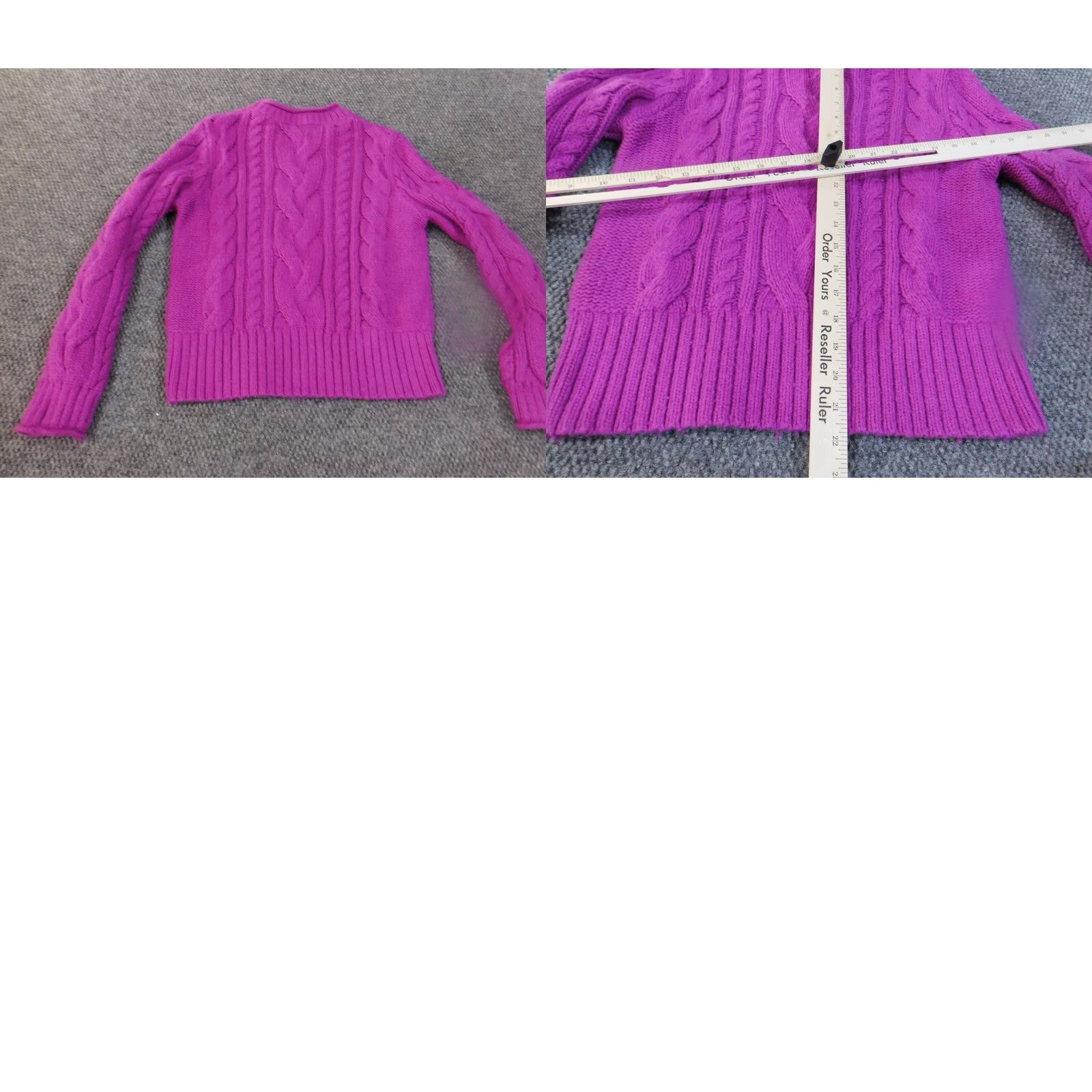 Banana Republic Banana Republic Sweater Womens M Purple Pullover Knit Crewneck Raglan Long Sleeve Size M / US 6-8 / IT 42-44 - 8 Thumbnail
