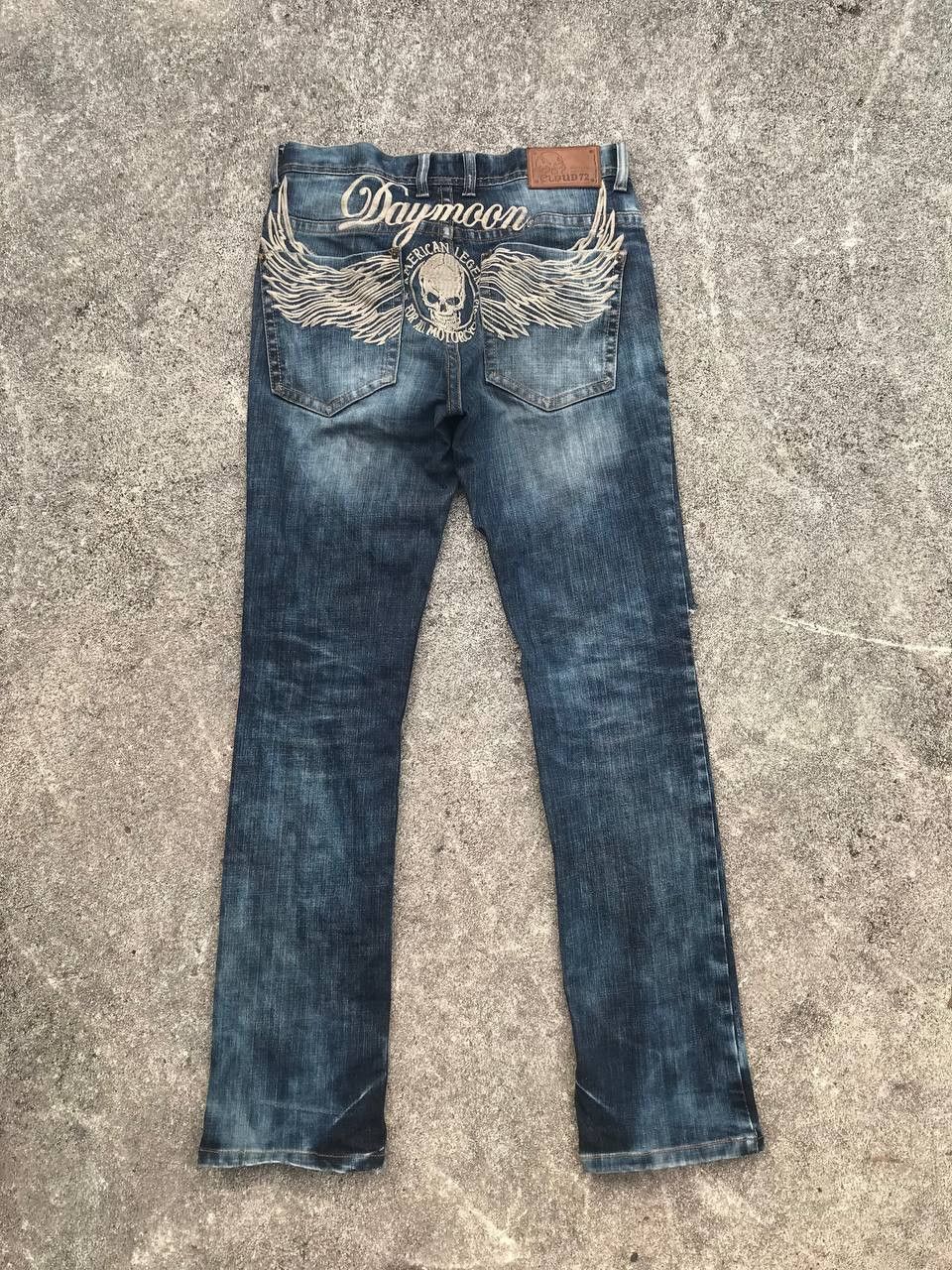 Tornado Mart Tamashi Cloud 72 Skullwings Undercover embroidered distress Size US 30 / EU 46 - 8 Thumbnail