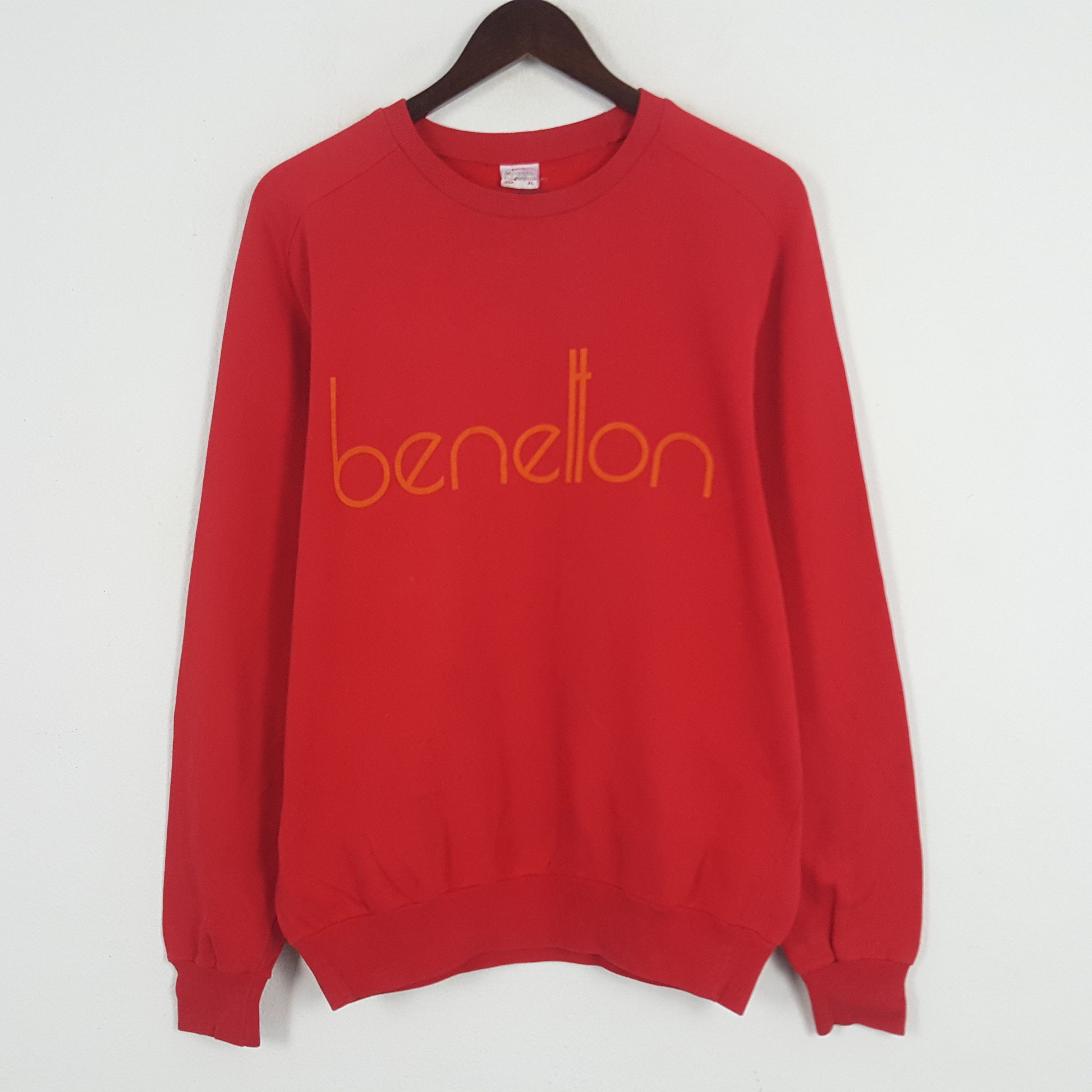 Benetton × Vintage Vintage Benetton Logo Sweatshirt Size US M / EU 48-50 / 2 - 1 Thumbnail