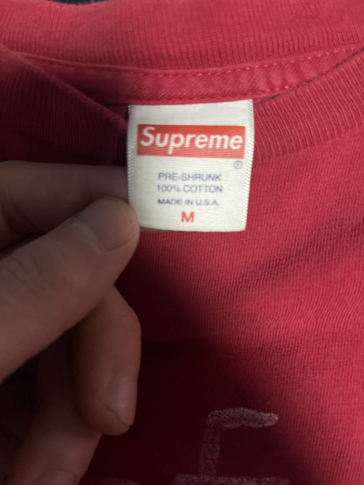 Supreme × Vintage FW18 Supreme Fuck You Finger Tee Size US M / EU 48-50 / 2 - 3 Thumbnail