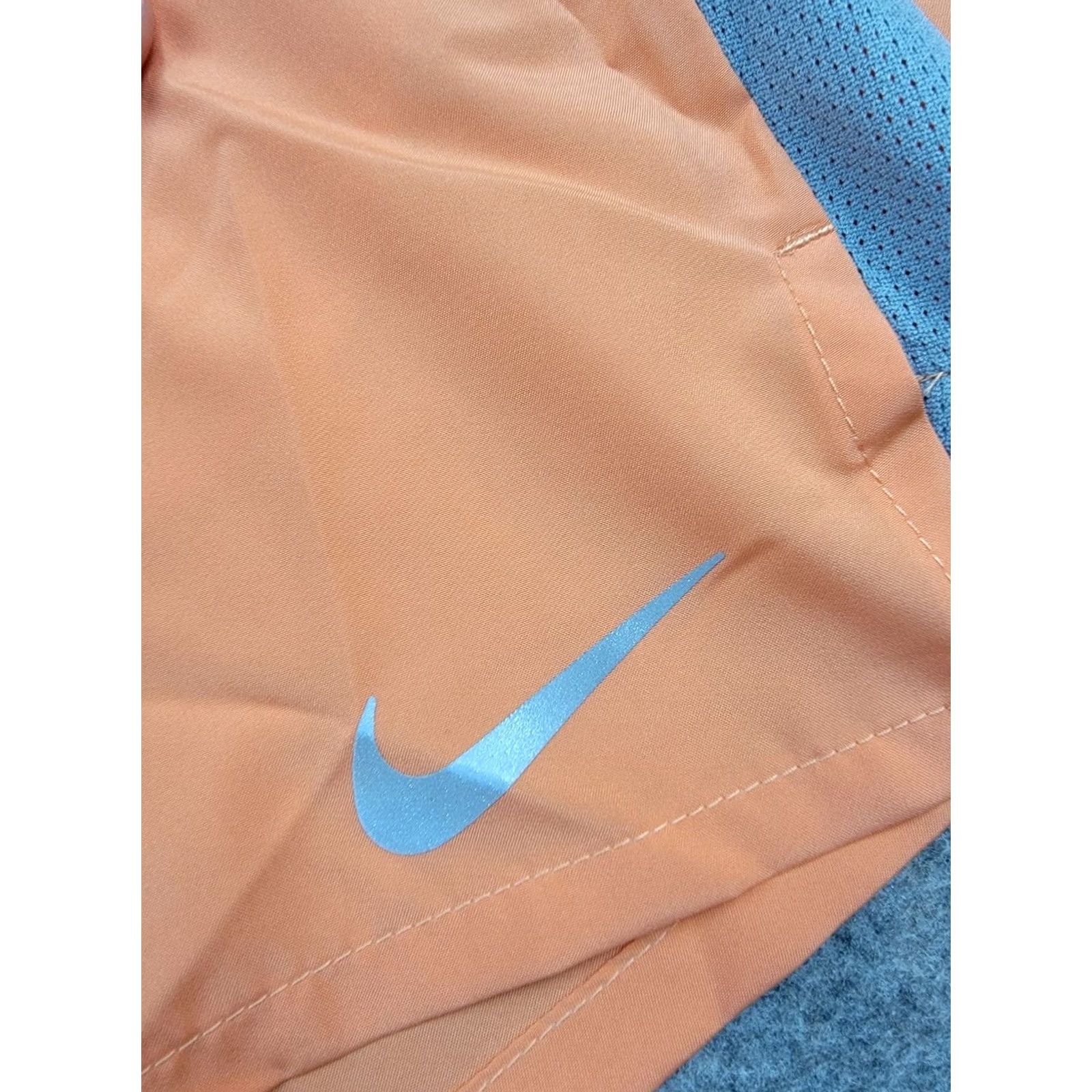 Nike Nike Shorts Mens 2XL Orange 5'' Inseam Dri Fit Logo NWT Sports Athletic Brief Lined Pockets Drawstring Elastic Waist Size US 39 - 6 Thumbnail