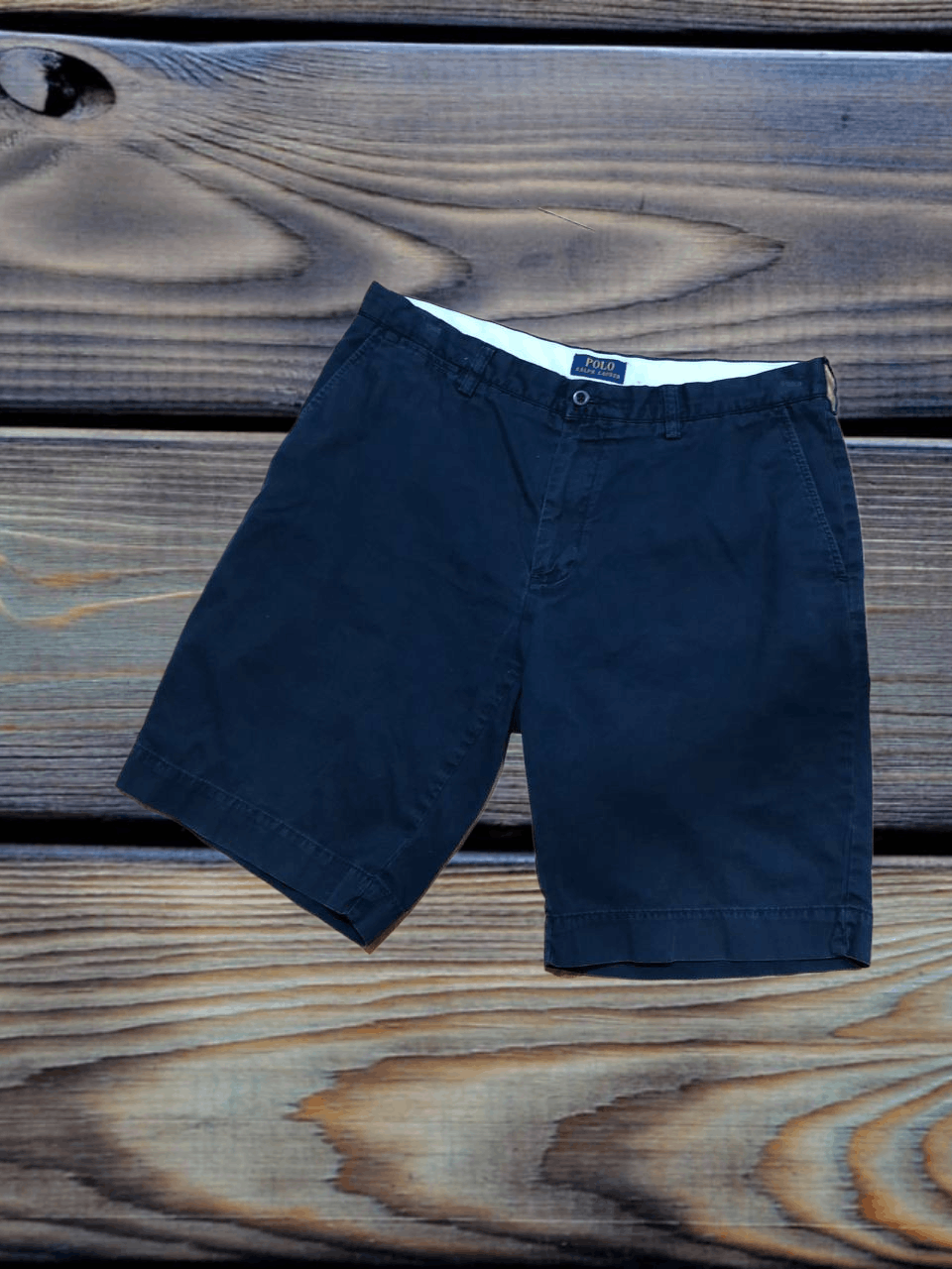 Polo Ralph Lauren Vintage Denim Shorts Blue Logo Y2K Polo Ralph Lauren Size US 34 / EU 50 - 1 Thumbnail