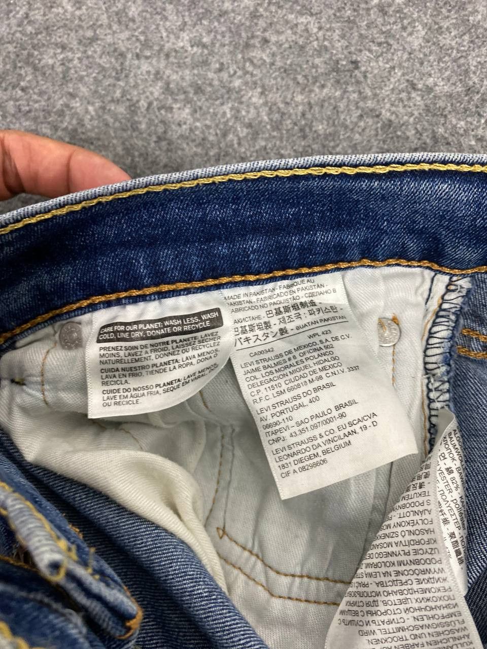 Levi's levis 501 distressed denim nice design Size US 32 / EU 48 - 12 Thumbnail