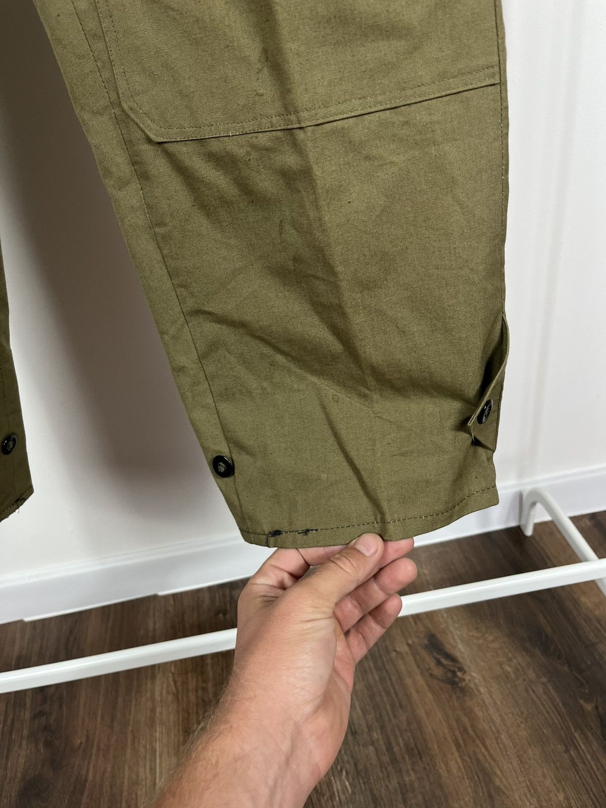 Vintage Vintage Czechoslovakian Army Field Pants Olive Green C-3 Size US 31 - 4 Thumbnail