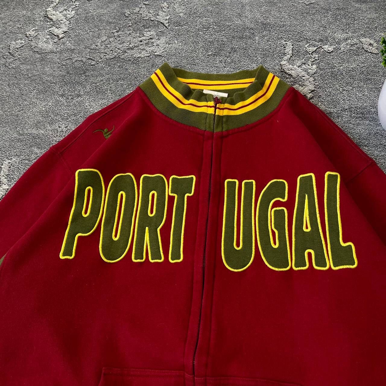 Other Y2K Rare Red Portugal 🇵🇹🇵🇹🇵🇹 Team big center logo Soccer Zip Size US XL / EU 56 / 4 - 8 Thumbnail