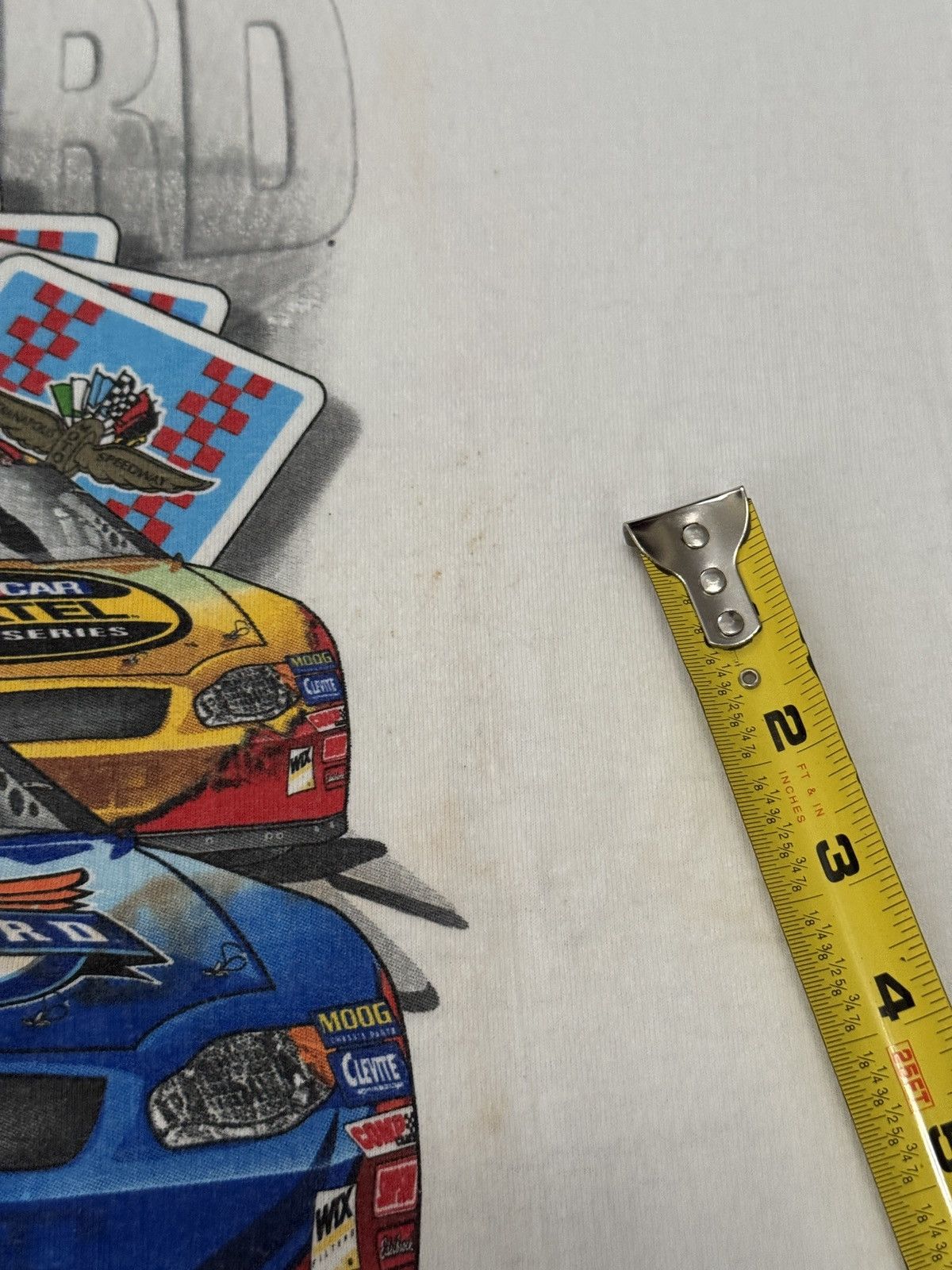 Chase Authentics Vintage Nascar Brickyard Poker Gambling Winning Hand T Shirt Size US XL / EU 56 / 4 - 9 Thumbnail