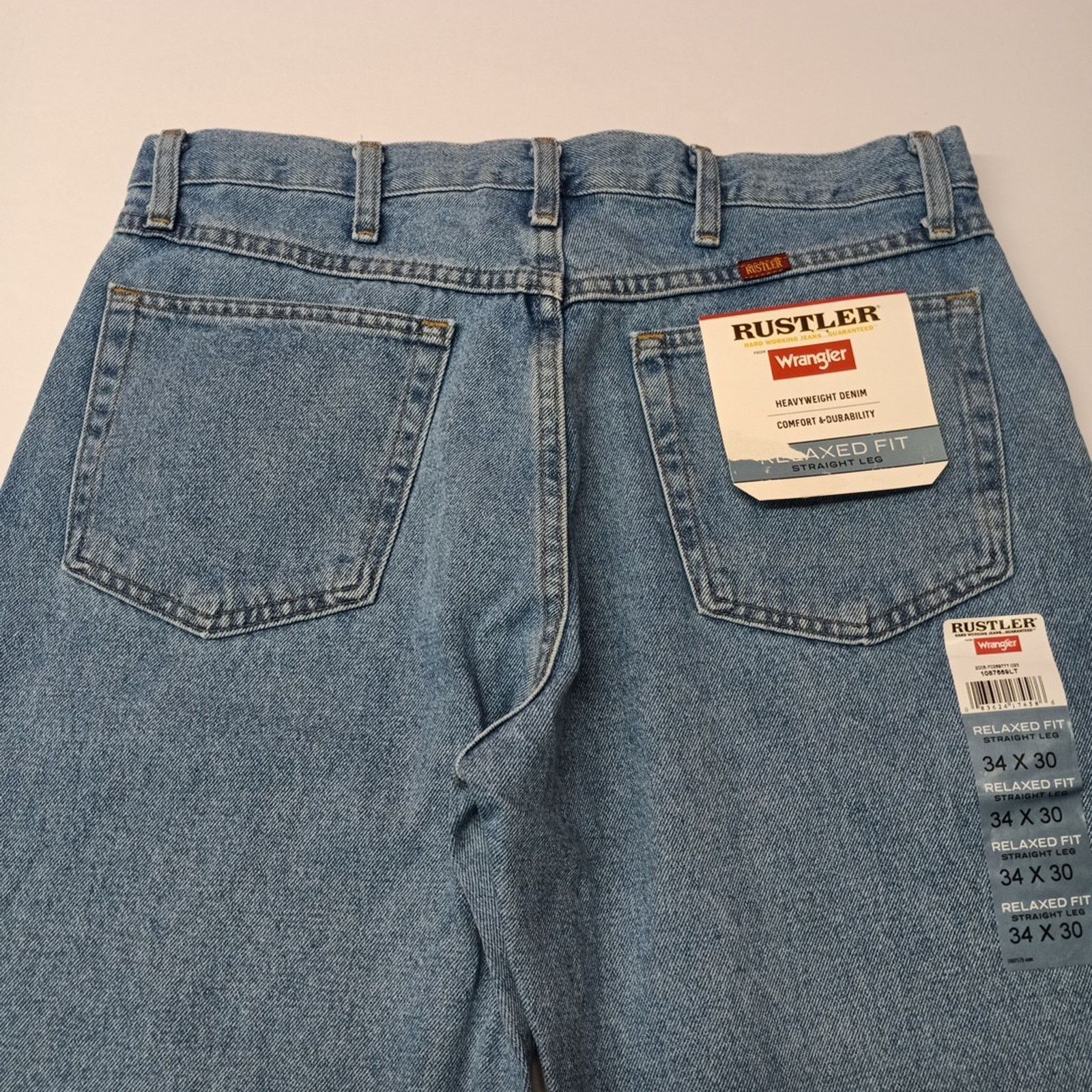 Wrangler Wrangler Relaxed Jeans Men's Size 34x30 Blue Heavyweight Size US 34 / EU 50 - 7 Thumbnail