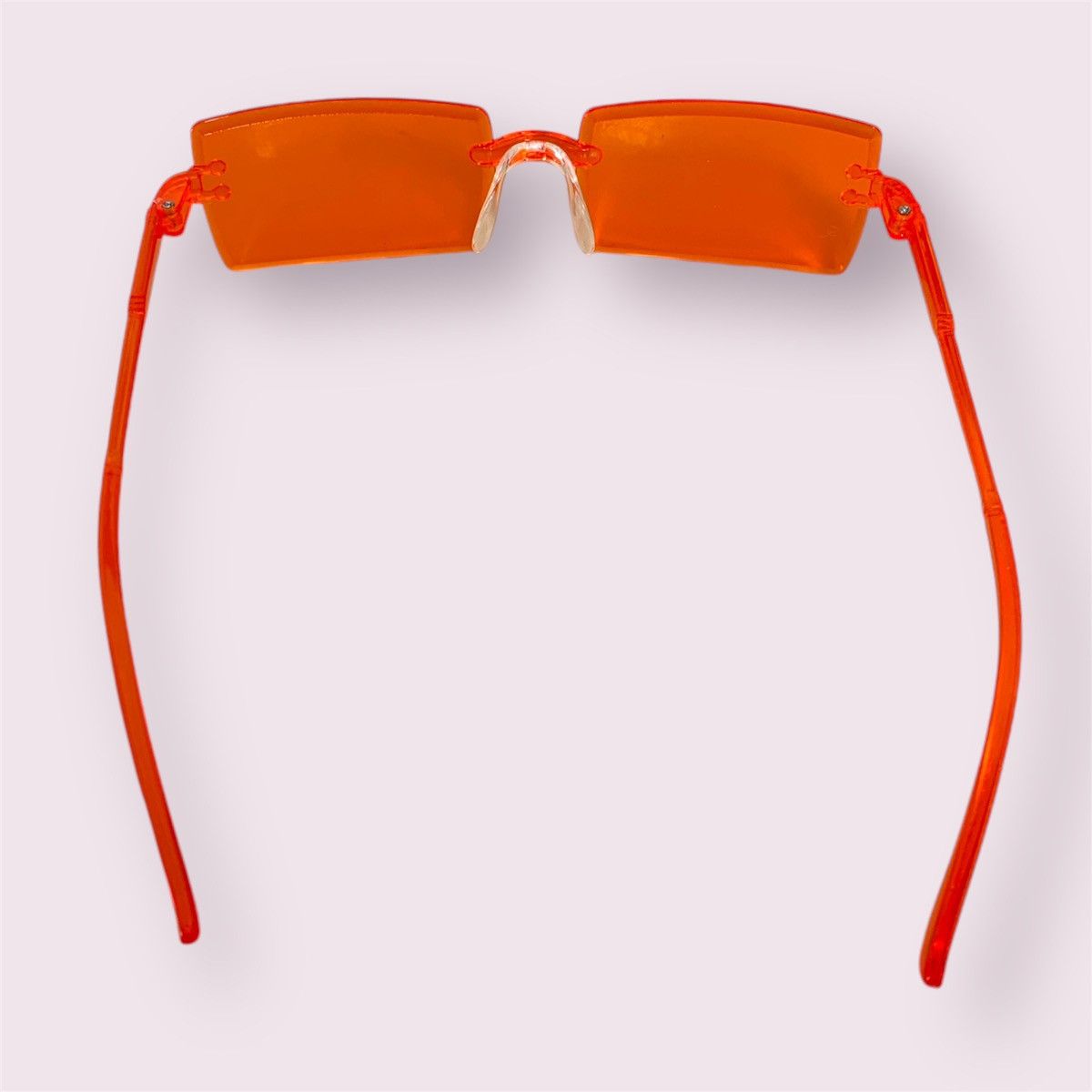 Vintage Y2K Orange Tinted Fashion Glasses Size ONE SIZE - 2 Thumbnail