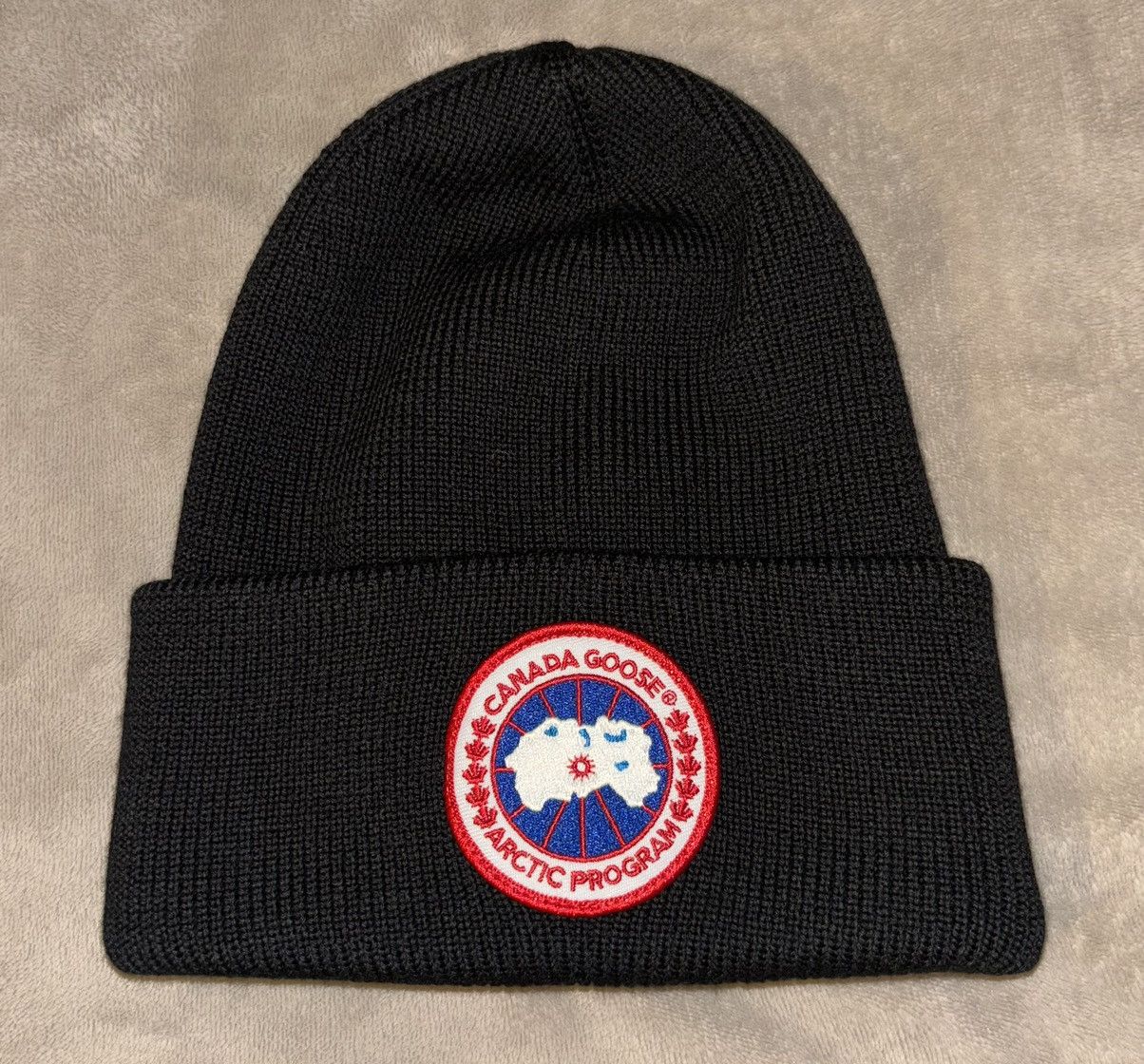 Canada Goose Canada Goose Logo Wool Beanie | Grailed