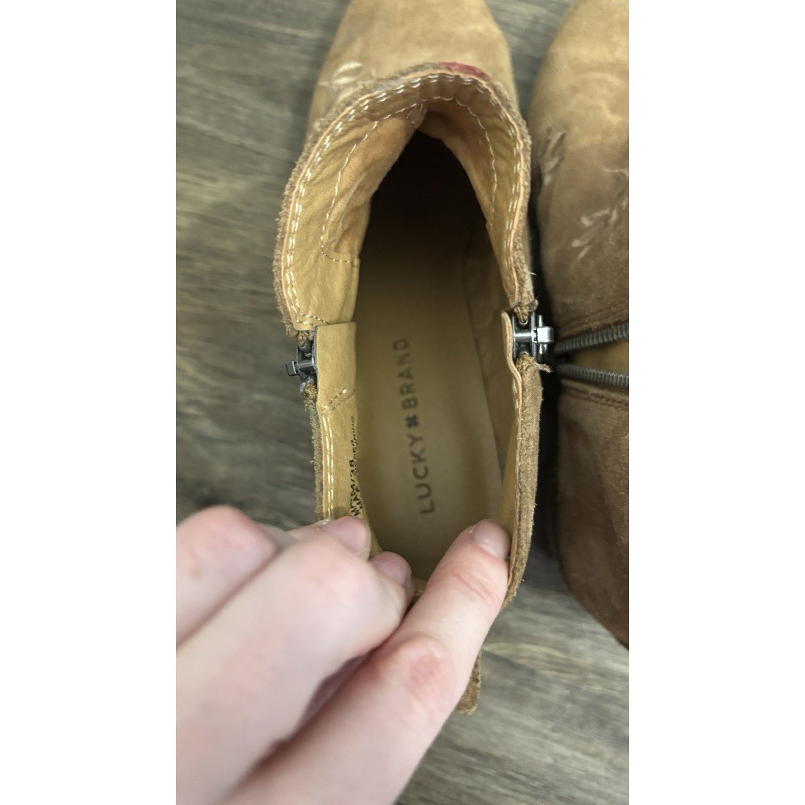Lucky Brand Lucky Brand Brown Booties Size 8 Size US 8 / IT 38 - 6 Thumbnail