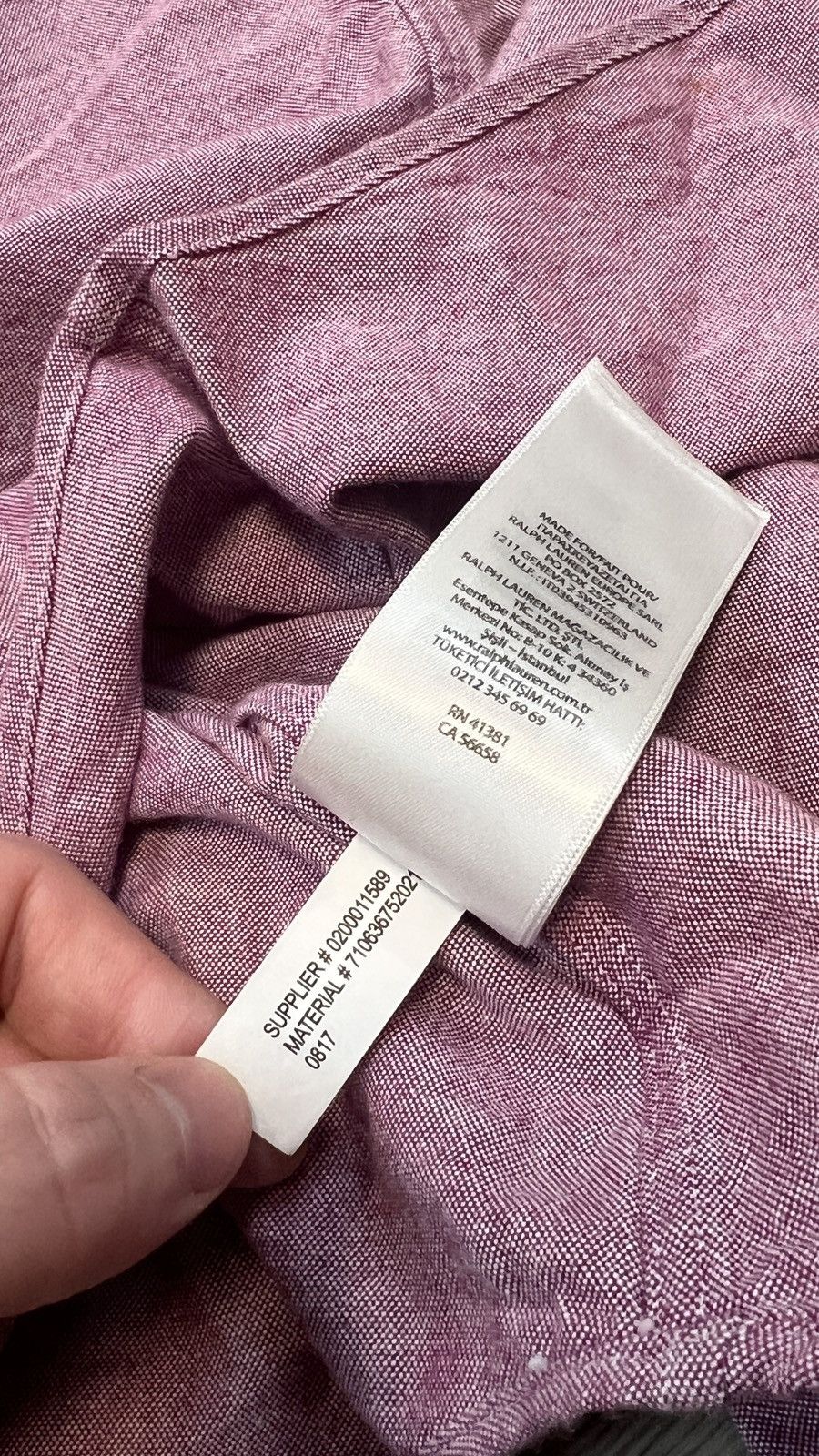 Polo Ralph Lauren Polo Ralph Lauren Vintage Pink Oxford Button Down slim Shirt Size US S / EU 44-46 / 1 - 11 Thumbnail