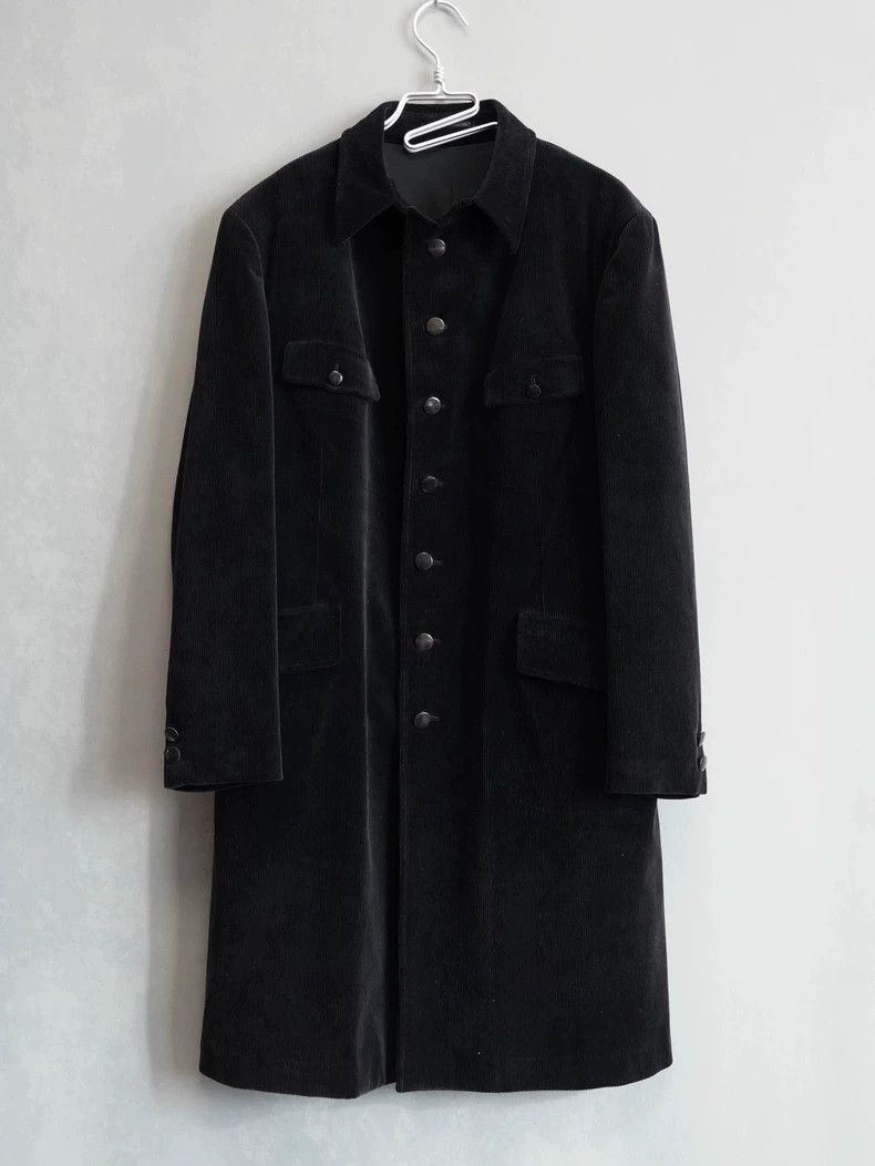 Yohji Yamamoto Yohji Yamamoto03 AW Ripped Agate Corduroy Long Jacket 2503- Size US L / EU 52-54 / 3 - 1 Thumbnail