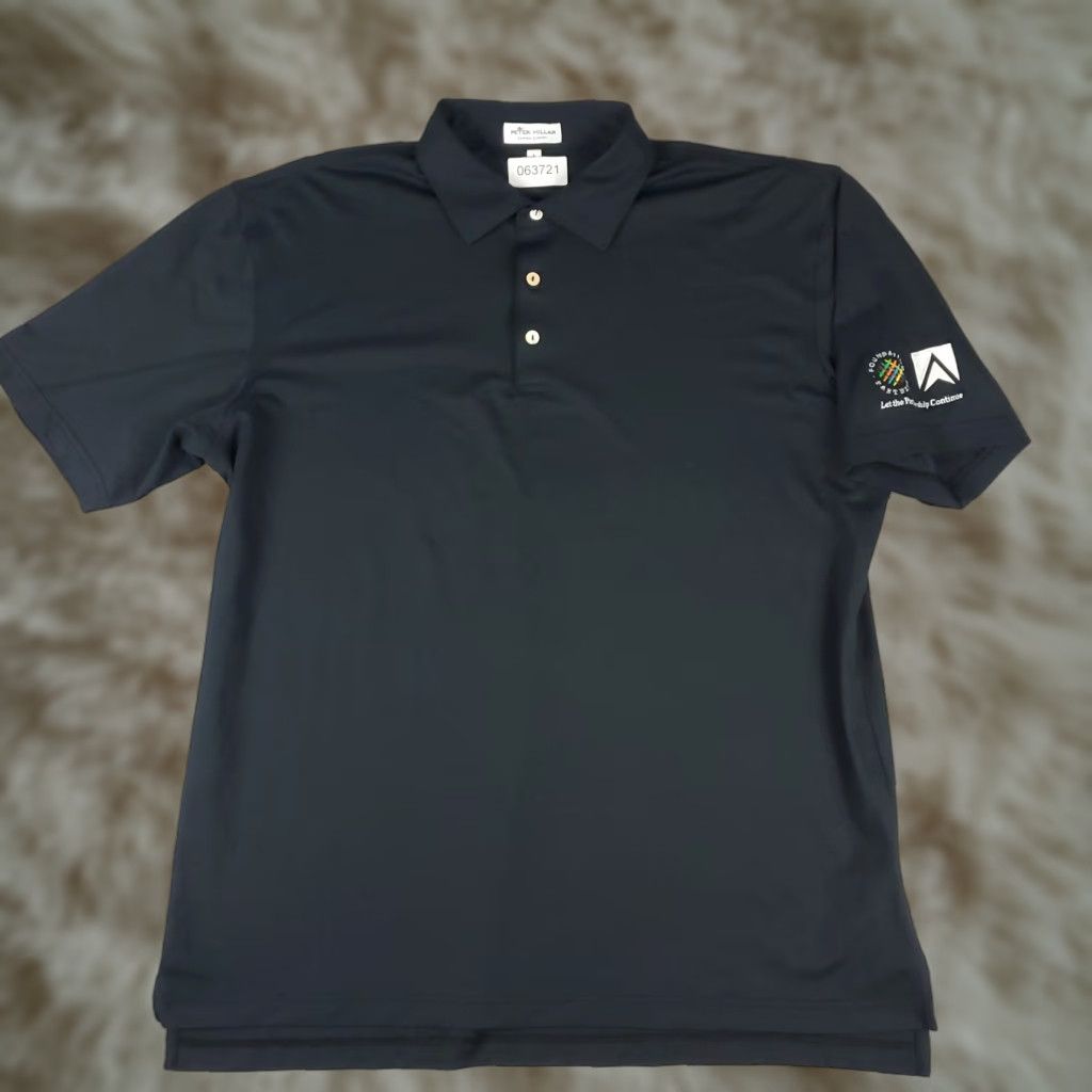 Peter Millar Peter Millar Polo Shirt Mens Large Black Golf Summer Comfort Short Sleeve Size US L / EU 52-54 / 3 - 1 Thumbnail