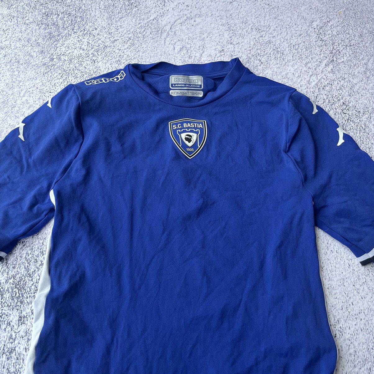 Kappa Bastia home Football shirt soccer jersey kappa Italy Size US L / EU 52-54 / 3 - 2 Thumbnail