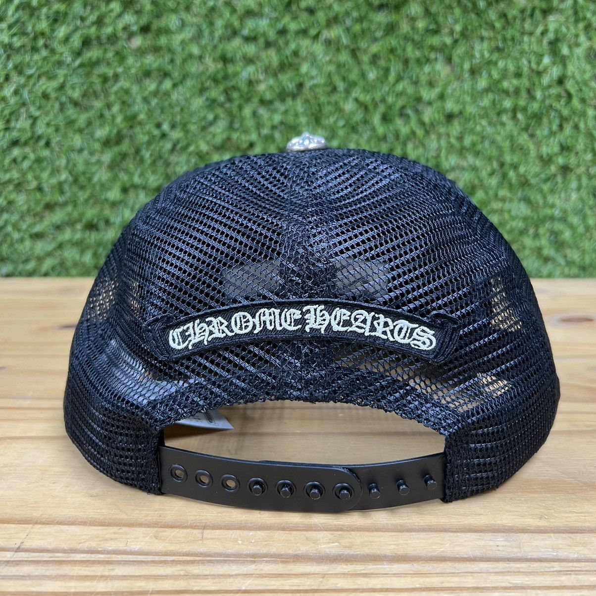 Chrome Hearts Chrome hearts 3 cross camo trucker hat pre owned Size ONE SIZE - 2 Thumbnail
