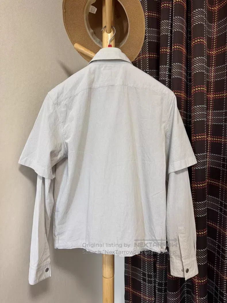 Hermes Hermes Fake Two-Piece Shirt Jacket. Hem with Drawstring Size US M / EU 48-50 / 2 - 2 Thumbnail