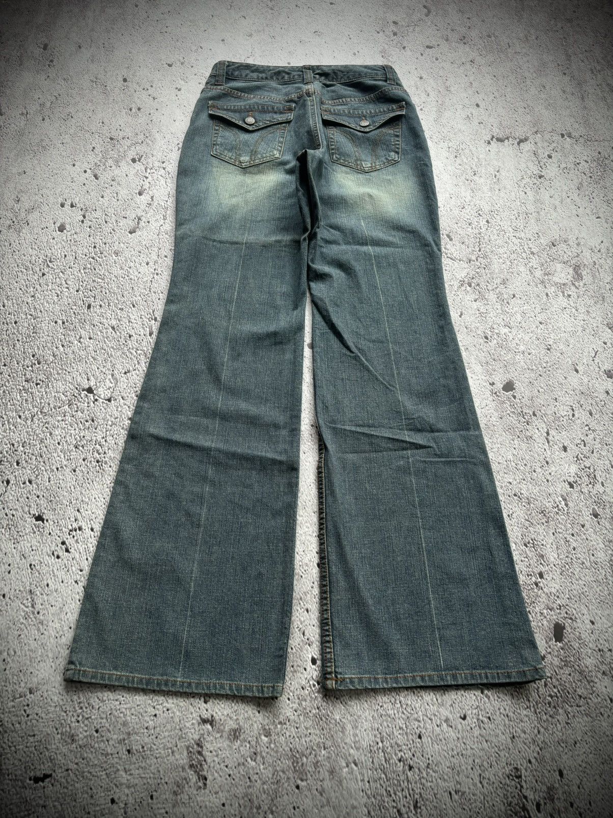 Seditionaries 2000's Ecox Bootcut style Denim jeans Size US 29 - 2 Thumbnail