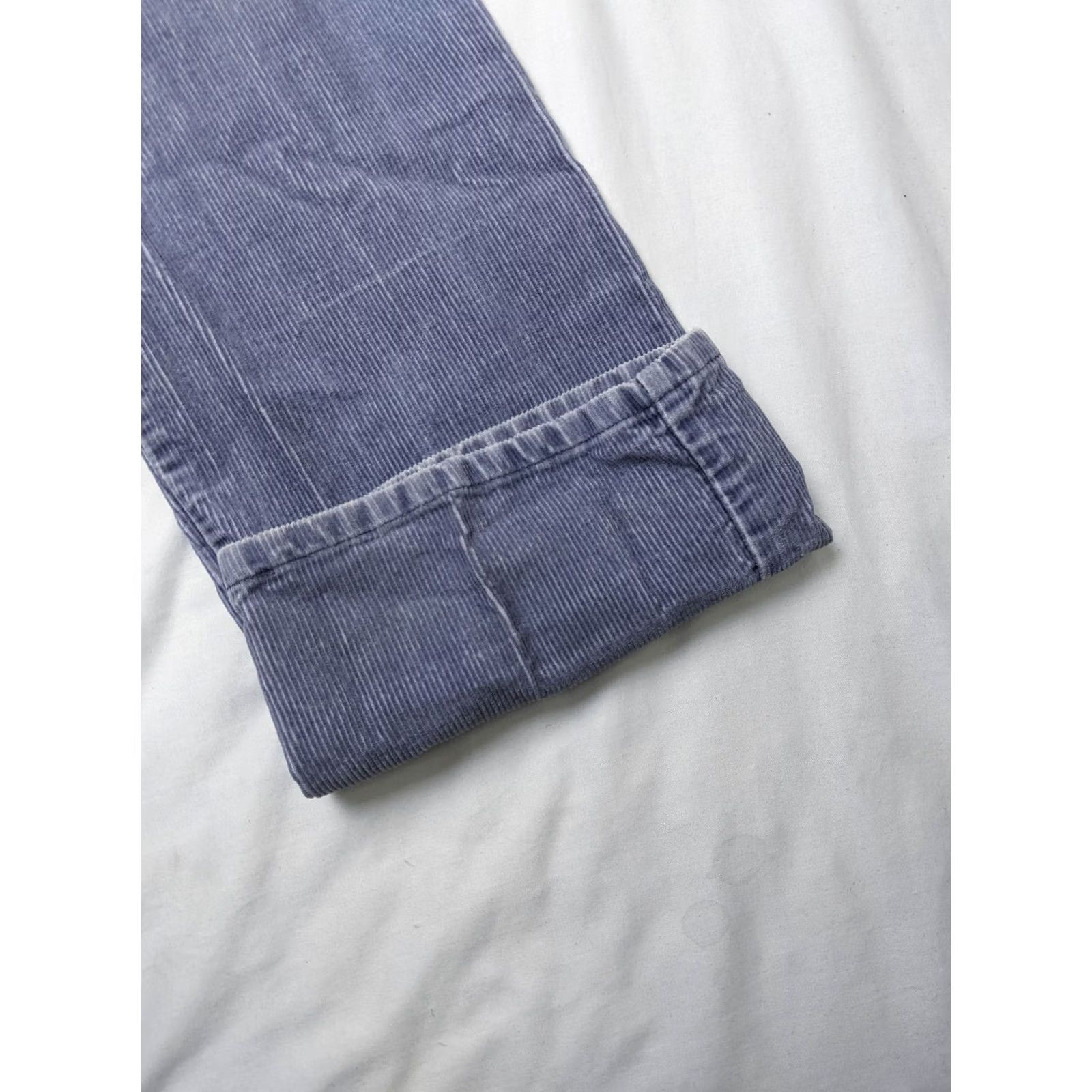 Gloria Vanderbilt Gloria Vanderbilt Murjani Jeans Vtg Womens Size 14 Gray Corduroy Bootcut High Size 29" - 3 Thumbnail
