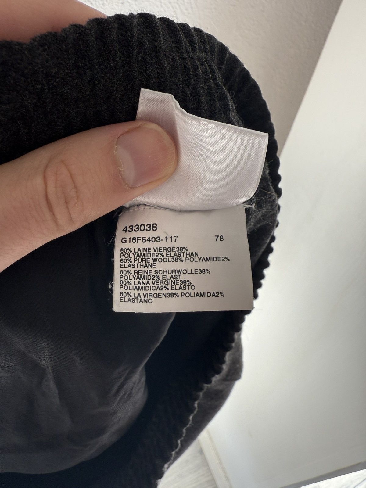 Givenchy FW16 Wool Blend Track Trousers Size US 34 / EU 50 - 8 Thumbnail