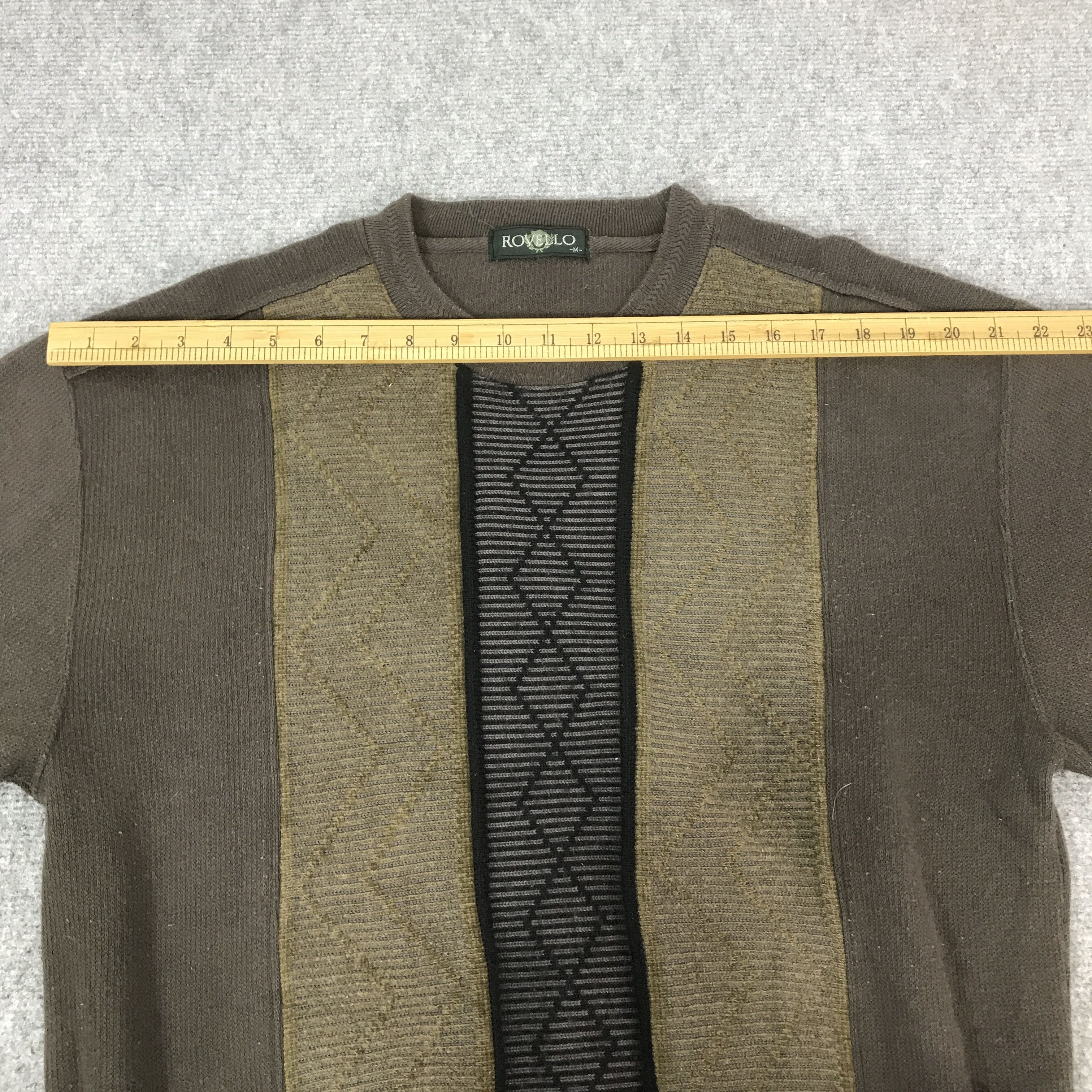 Japanese Brand ROVELLO PATCHWORK STYLE SWEATSHIRT K66B17 Size US M / EU 48-50 / 2 - 5 Thumbnail