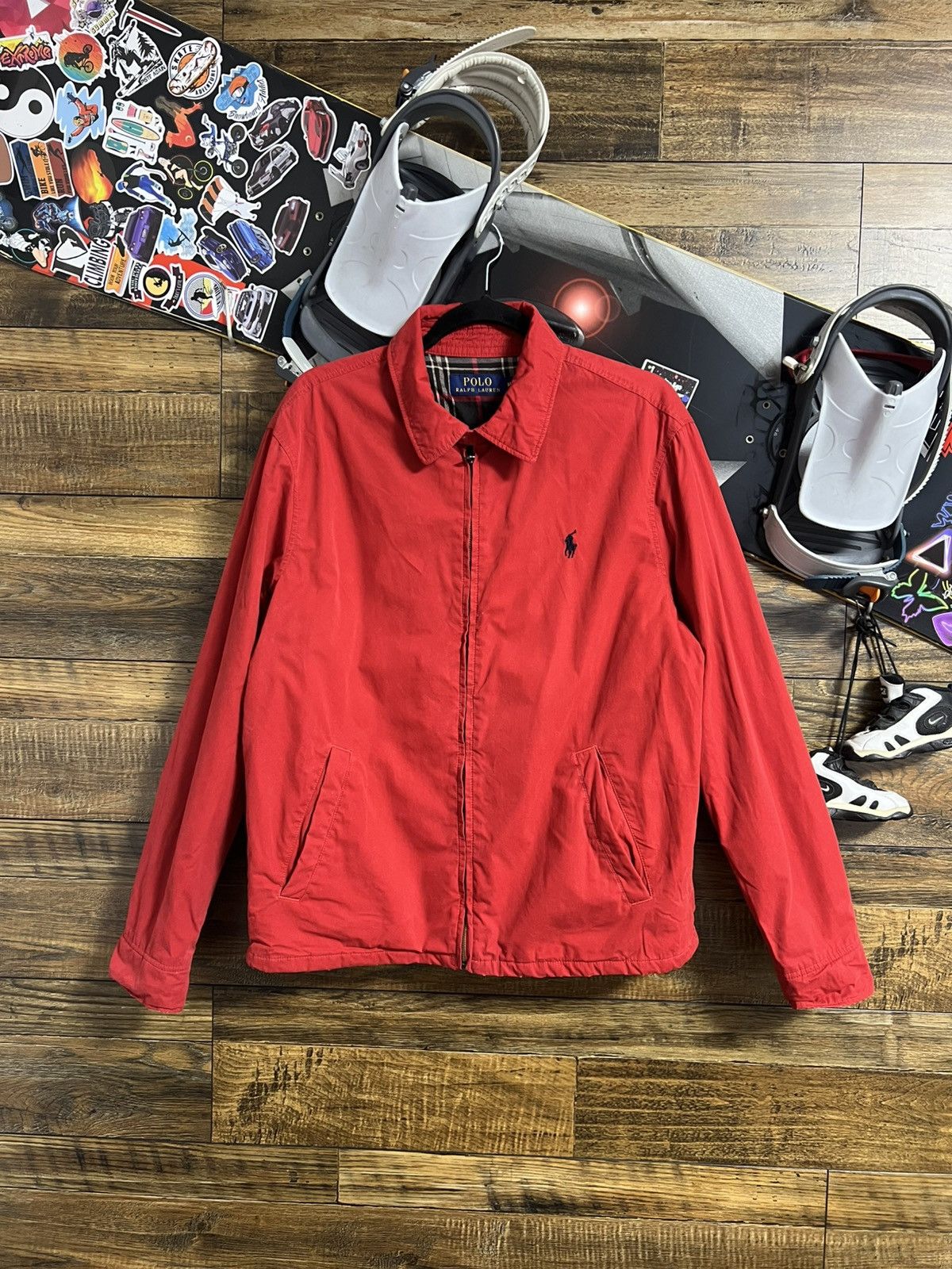 Vintage Polo Ralph Lauren Bomber Jacket Size US M / EU 48-50 / 2 - 2 Thumbnail