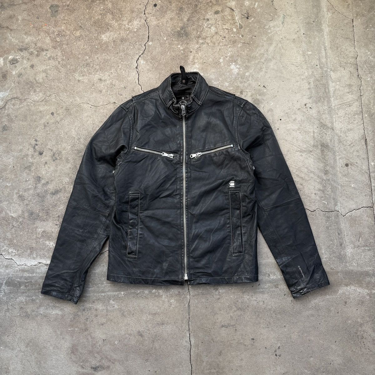 G-Star G-Star Raw Engineered Leather Zip Jacket Size US M / EU 48-50 / 2 - 1 Thumbnail
