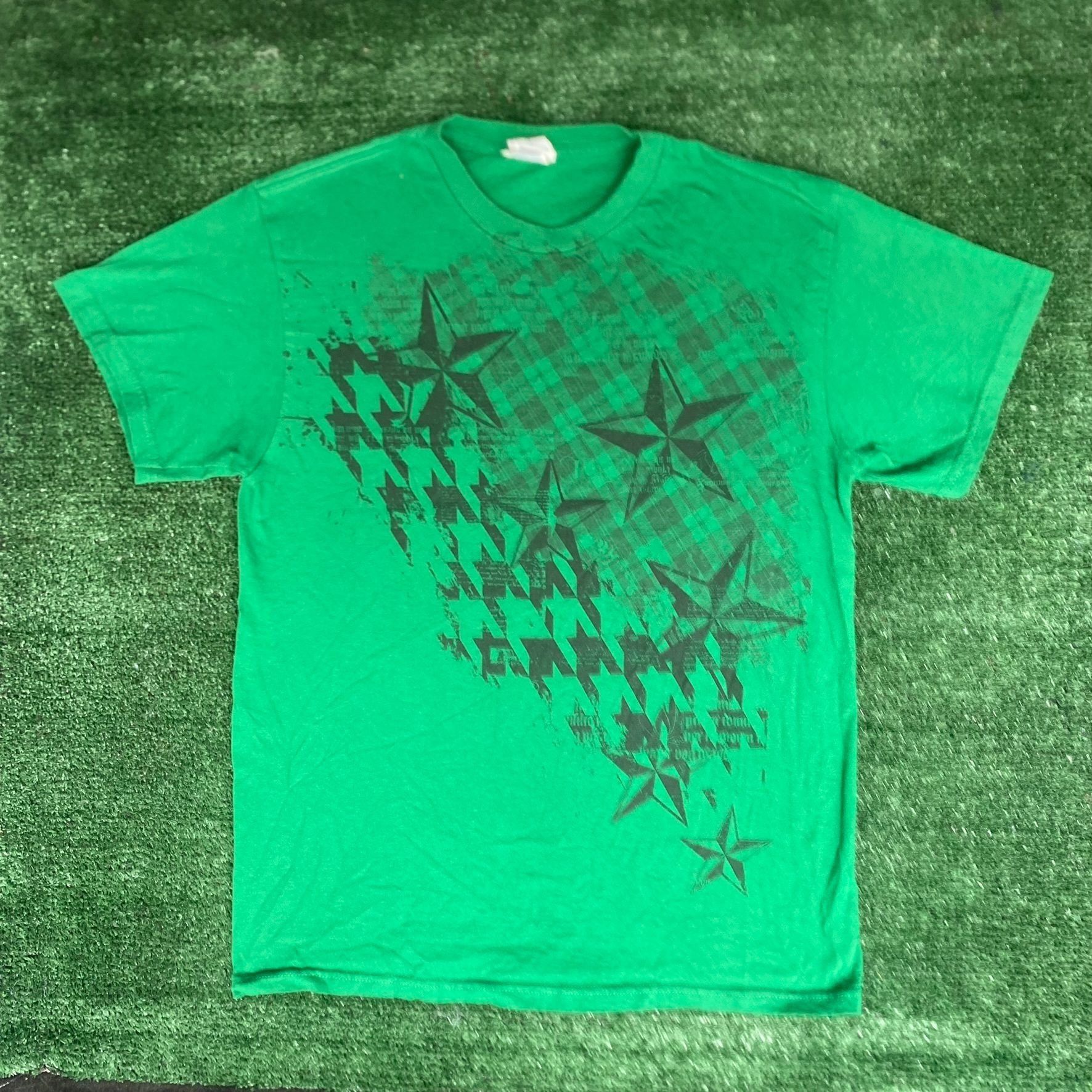 Vintage Vintage Y2K Gothic Stars Shirt Goth MMA UFC AOP All Over Tee Size US M / EU 48-50 / 2 - 1 Thumbnail
